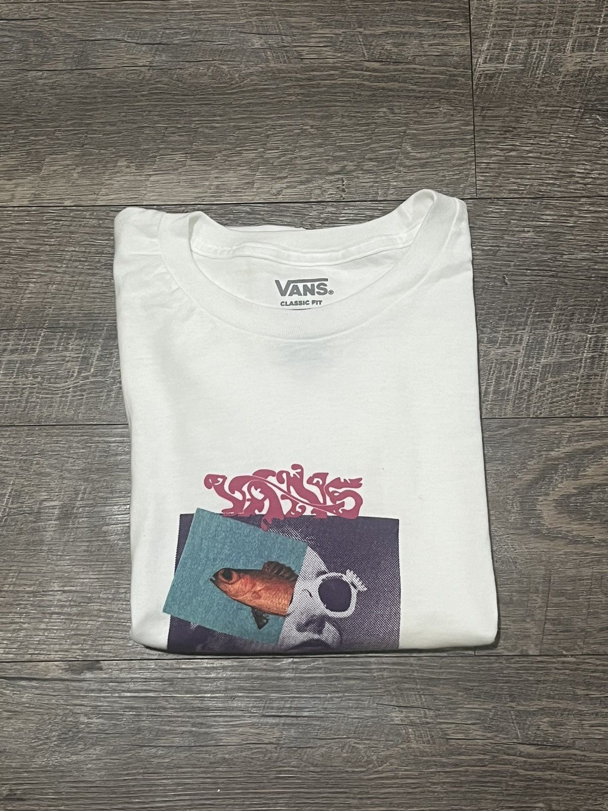 Vans Vans Off The Wall White Tee Shirt Size Large Size US L / EU 52-54 / 3 - 5 Thumbnail