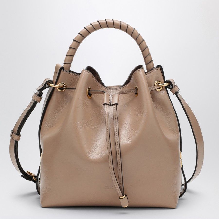 Chloe o1d2blof0824 Size : OS / Leather Bucket Bags in Beige Size ONE SIZE - 1 Thumbnail