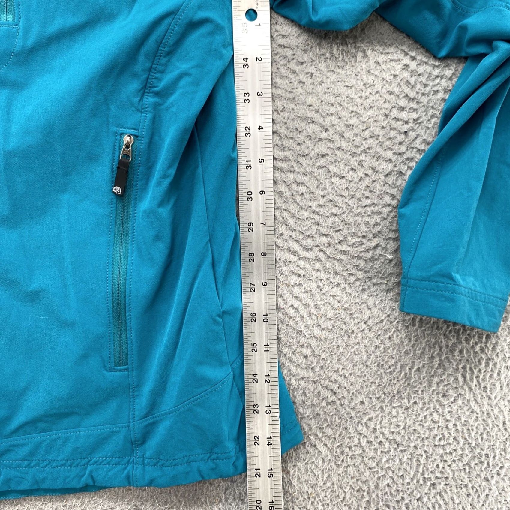 Mountain Hardwear Mountain Hardwear Women’s Blue Full Zip Stretch Jacket M Nylon Waterproof Jacket Size M / US 6-8 / IT 42-44 - 6 Thumbnail