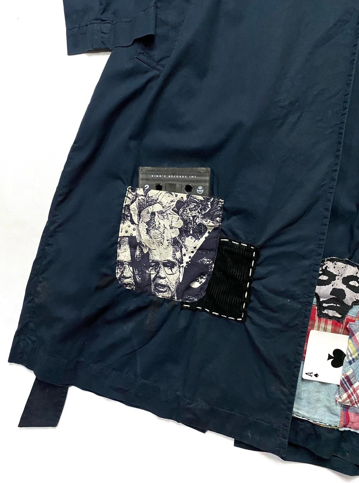 Journal Standard 🕊️Journal Standard Nylon Trench Coat Patchwork“ EXCITEMENT “ Size US L / EU 52-54 / 3 - 9 Thumbnail