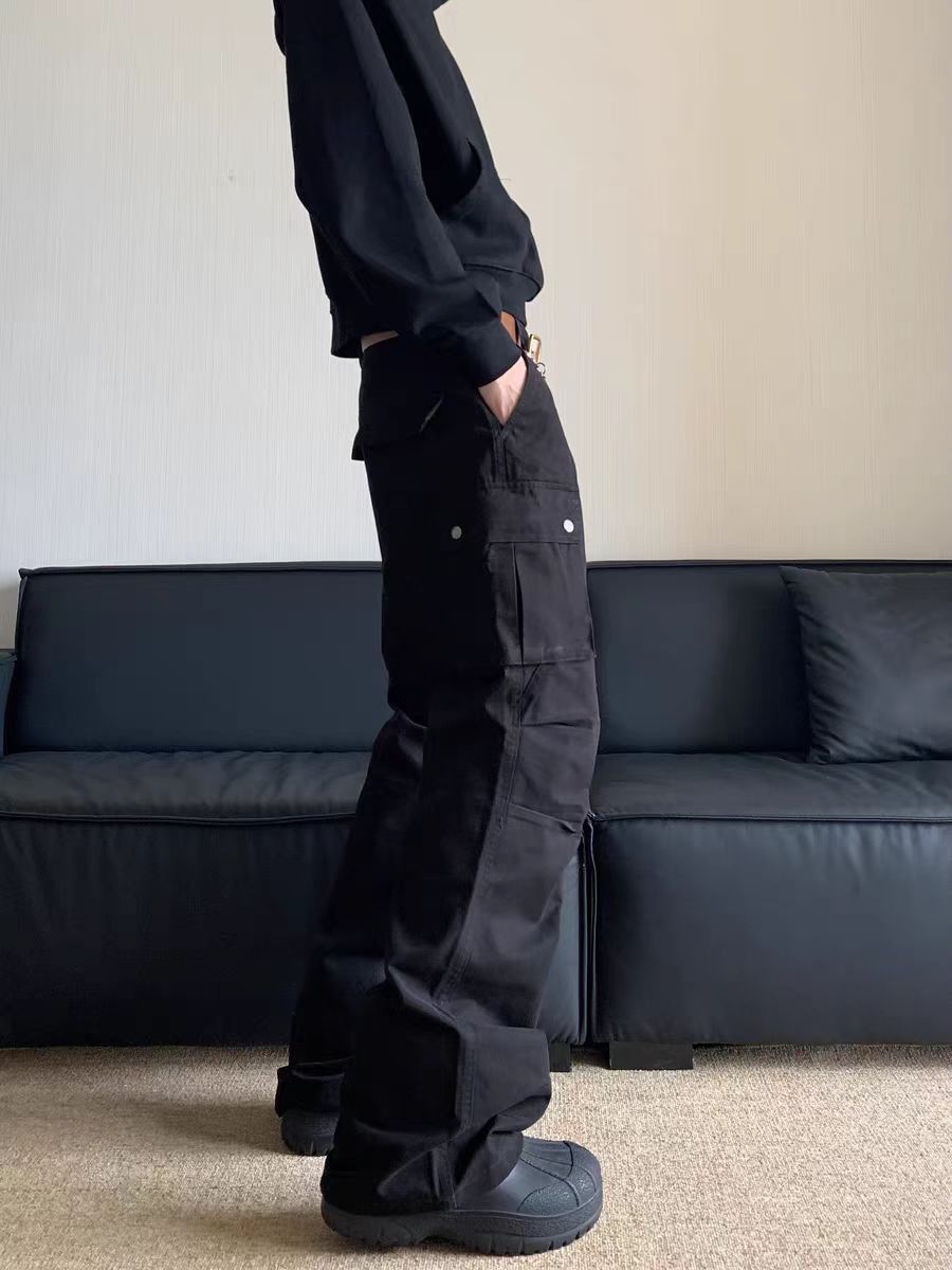 Japanese Brand × Vintage Black Casual Baggy Trousers Size US 30 / EU 46 - 3 Thumbnail