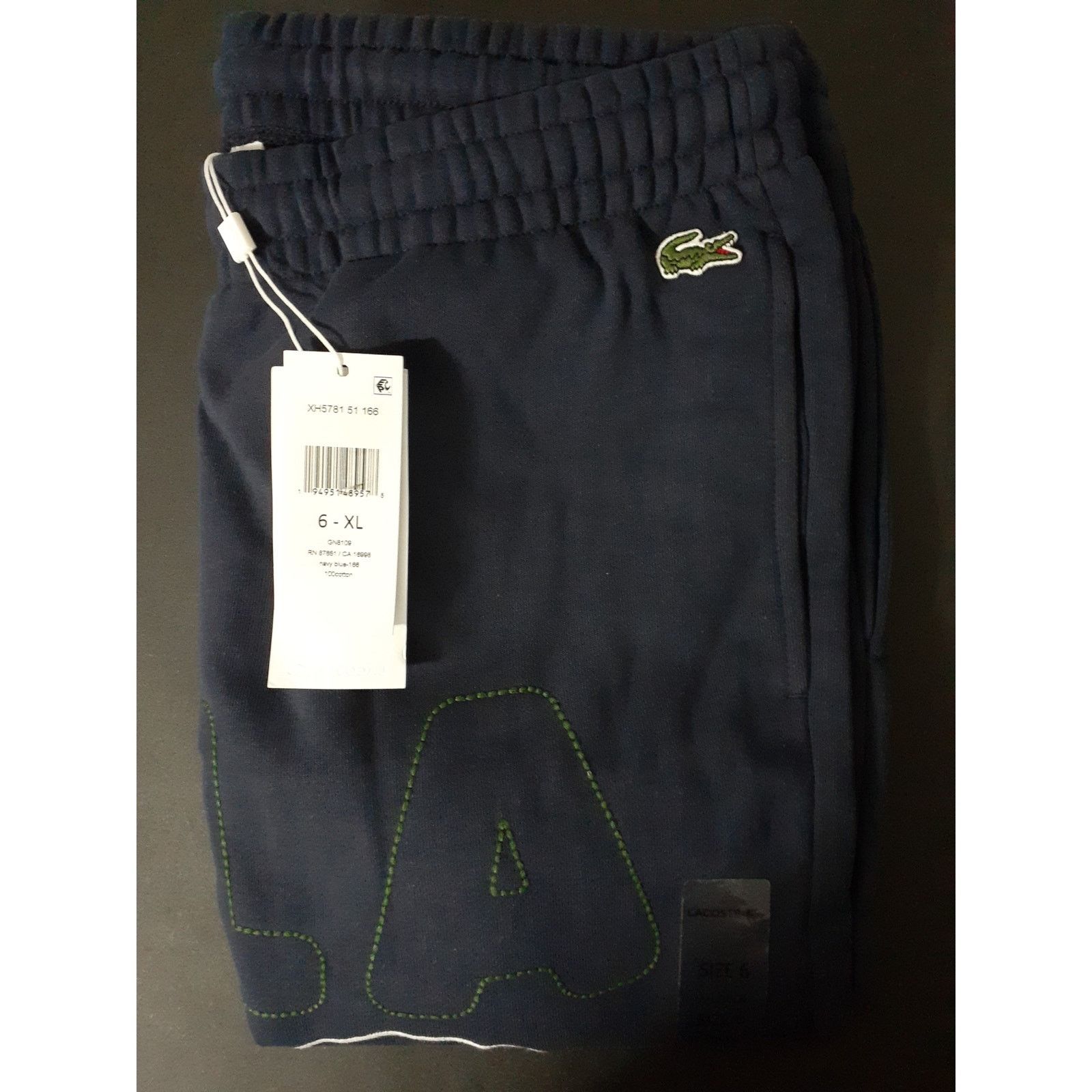 Lacoste Lacoste Men's Large Graphic Code Navy Blue XL Size US 36 / EU 52 - 2 Thumbnail