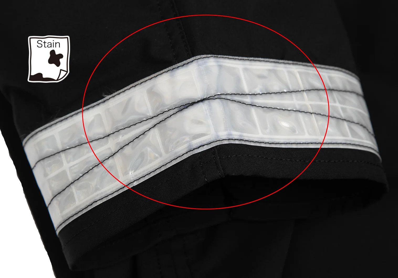 Junya Watanabe Oversized Reflective Coat in Black, Size S Size US S / EU 44-46 / 1 - 7 Thumbnail
