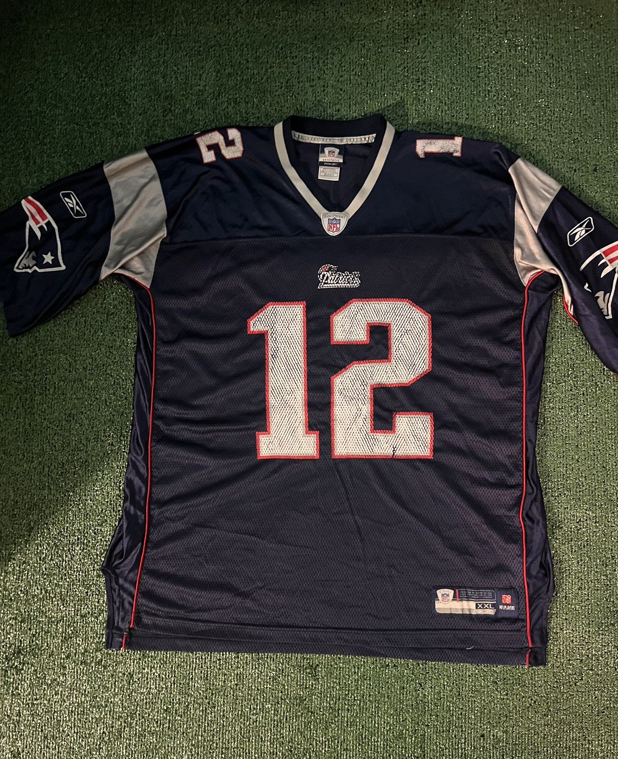 Reebok Vintage Reebok Patriots Tom Brady #12 XXL Jersey NFL Size US XXL / EU 58 / 5 - 1 Thumbnail