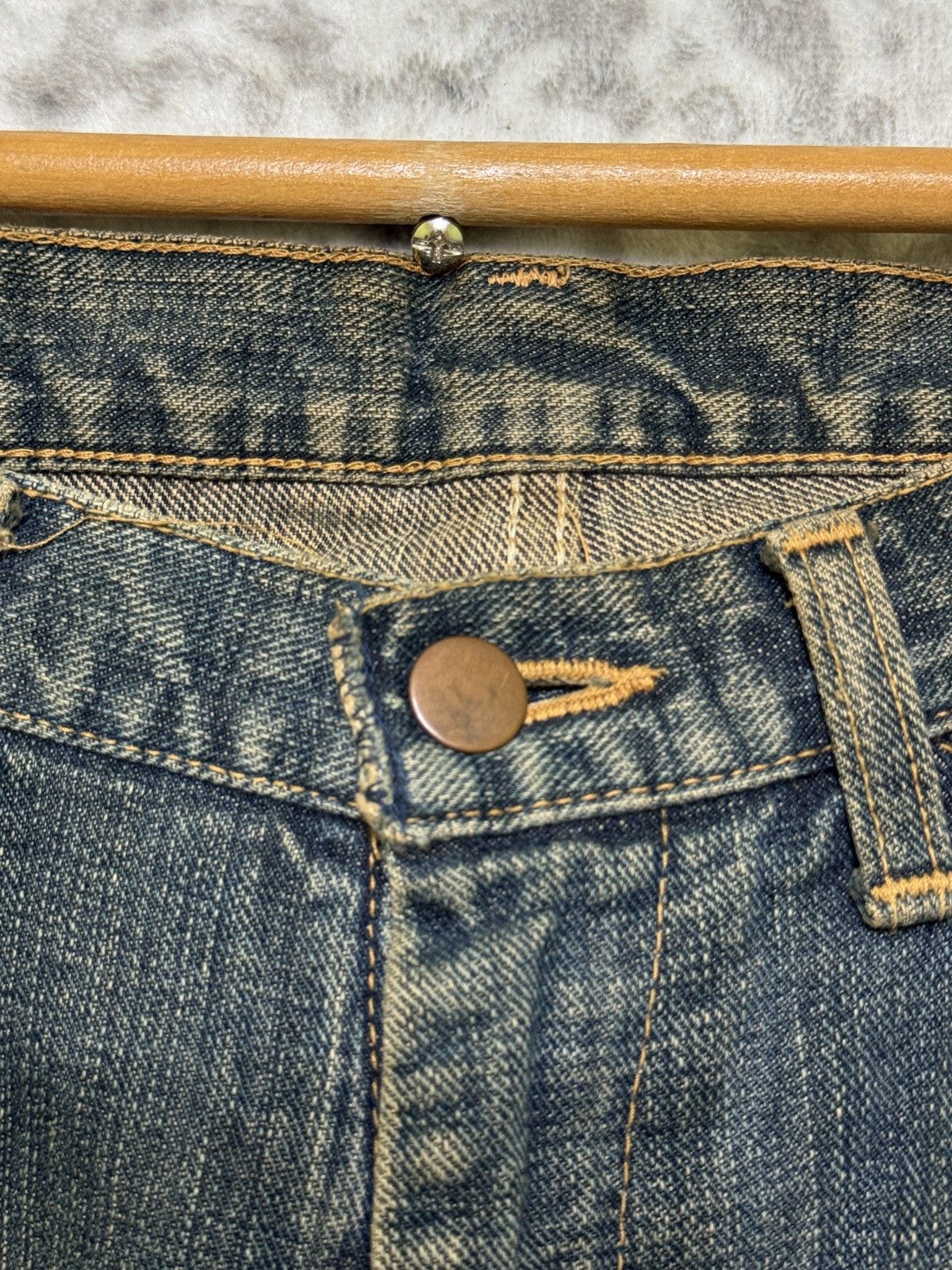 Number (N)ine Number Nine AW03 "Touch Me I'm Sick" Runway Rusty Wash Denim Size US 32 / EU 48 - 8 Thumbnail