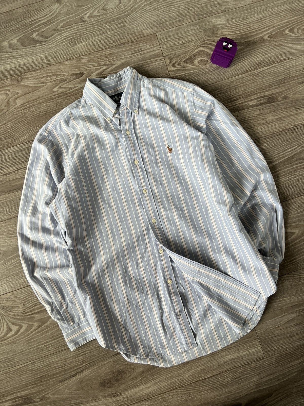 Polo Ralph Lauren Vintage Polo Ralph Lauren RRL Classic Fit Colour Logo Shirt Size US M / EU 48-50 / 2 - 6 Thumbnail