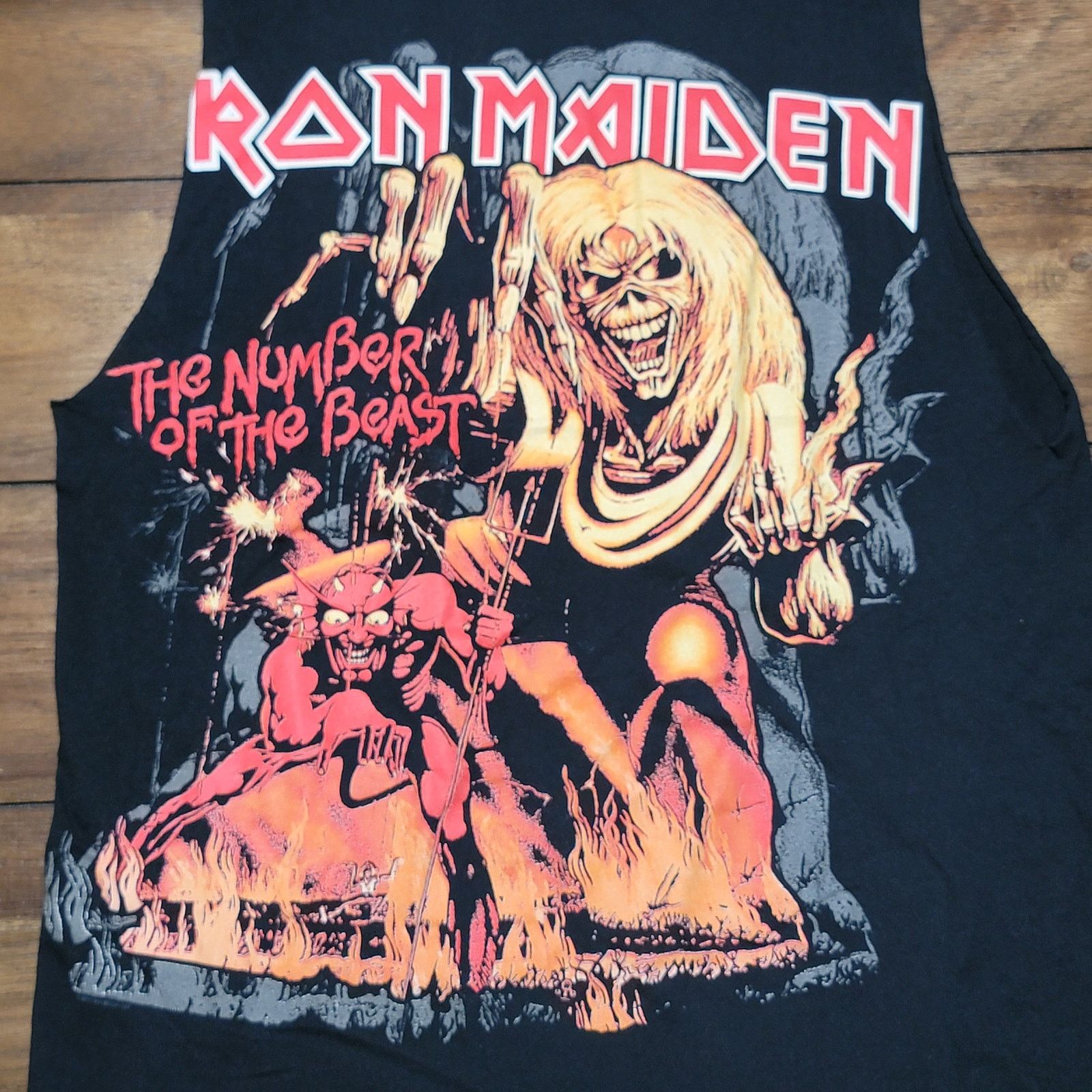 Iron Maiden Iron Maiden Cut Tank Top "The Number Of The Beast" - Medium Size US M / EU 48-50 / 2 - 2 Thumbnail