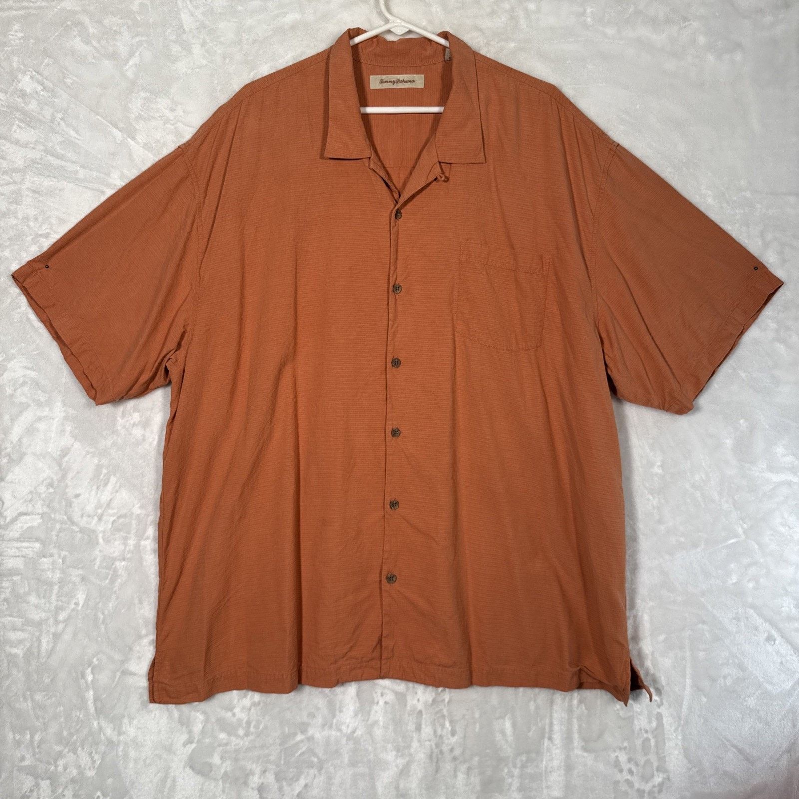 Tommy Bahama Tommy Bahama 100% Silk Shirt Men's Size 2XL Orange Size US XXL / EU 58 / 5 - 1 Thumbnail