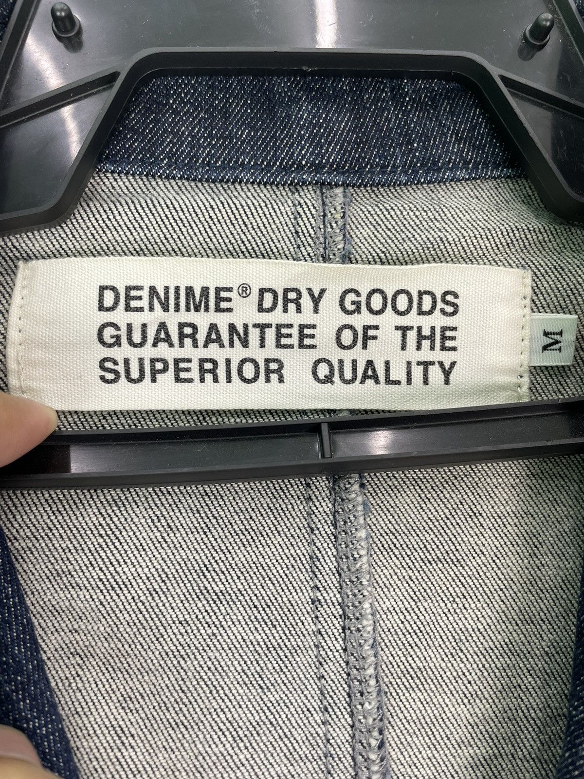 Denime Vtg 90s DENIME japan indigo blue denim jacket Size US M / EU 48-50 / 2 - 5 Thumbnail