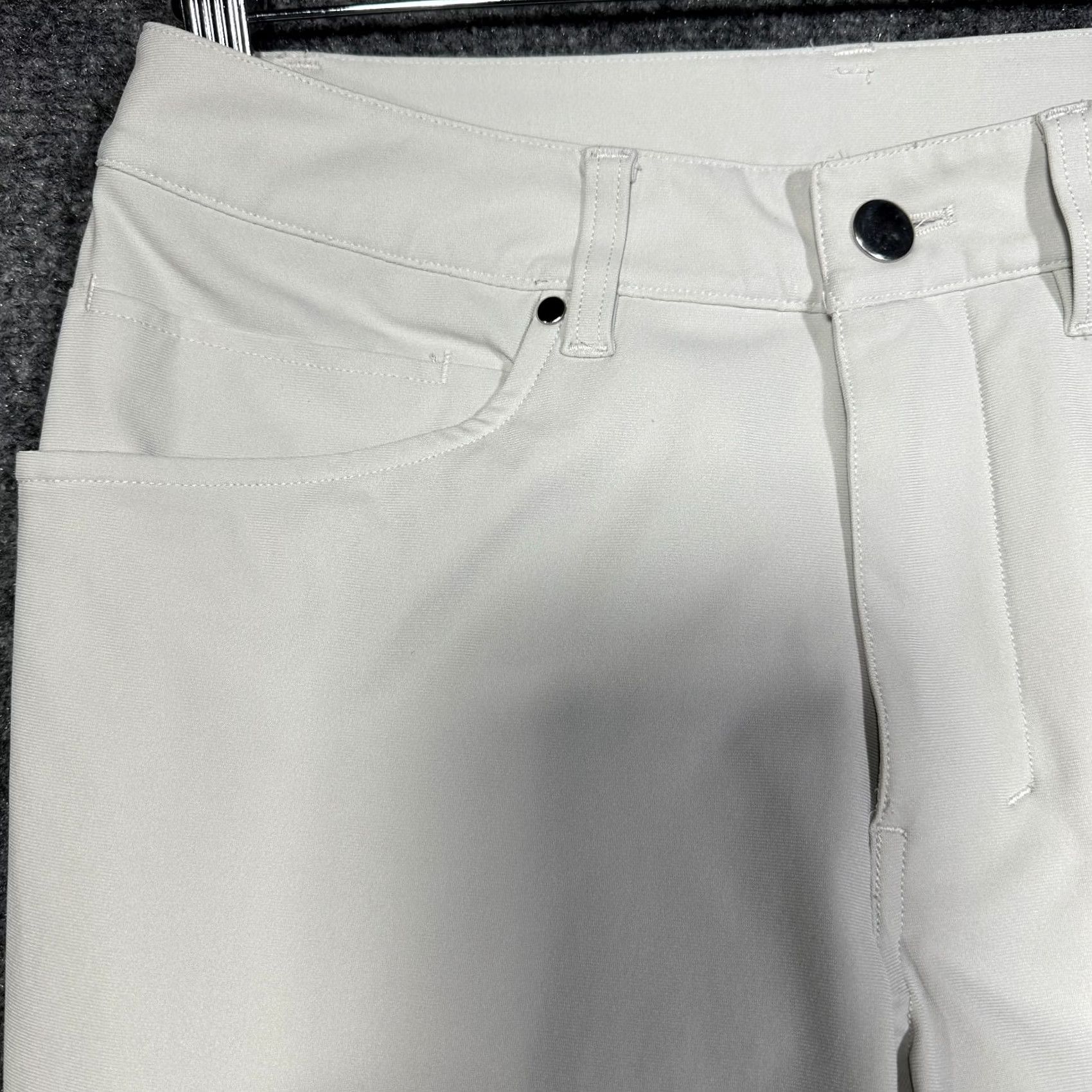 Lululemon Lululemon Womens Pants 28 Light Gray Stretch Chino Zip Fly Pockets Size 28" / US 6 / IT 42 - 4 Thumbnail