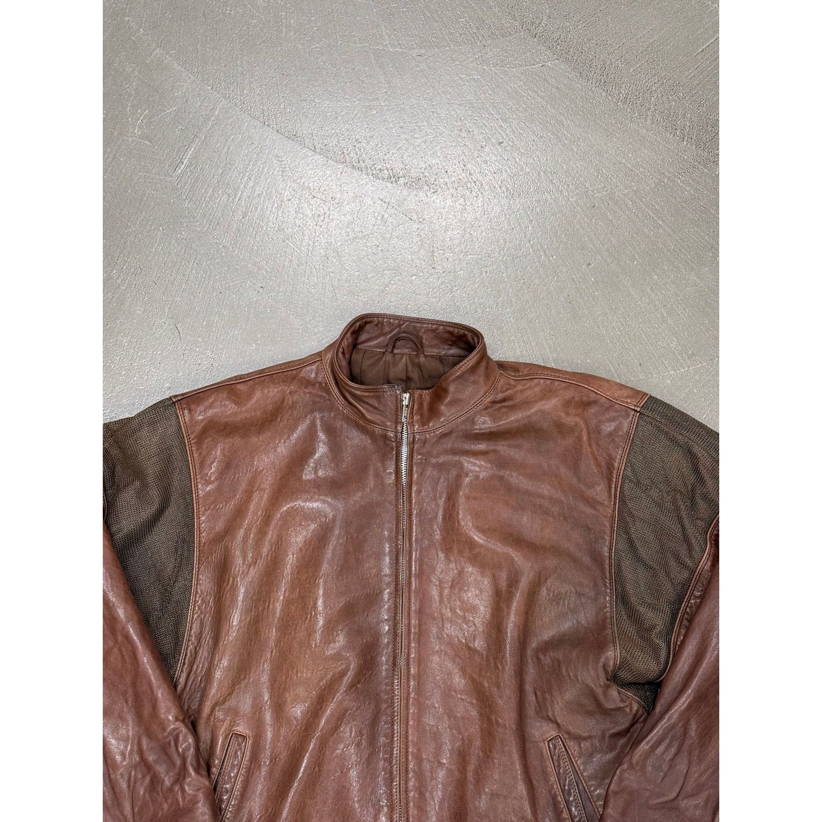 Versace 1980s Gianni Versace metallic chainmail leather jacket Size US S / EU 44-46 / 1 - 4 Thumbnail