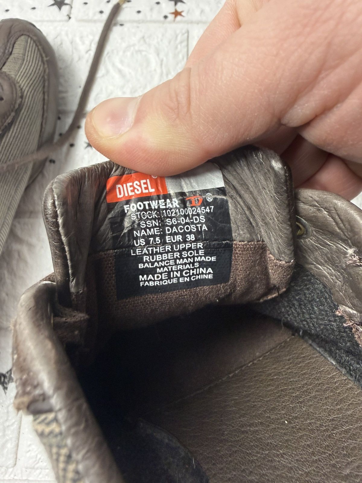 Diesel DIESEL DACOSTA WOMEN'S US7.5 UK5 EUR38 SNEAKERS CASUAL Size US 7.5 / IT 37.5 - 13 Thumbnail