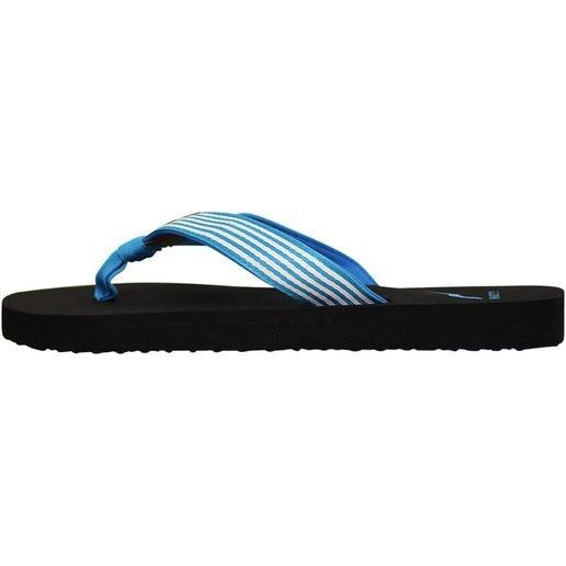 Other Norty Womens Blue Flip Flops With Striped Straps And Texture Size US 8 / IT 38 - 5 Thumbnail