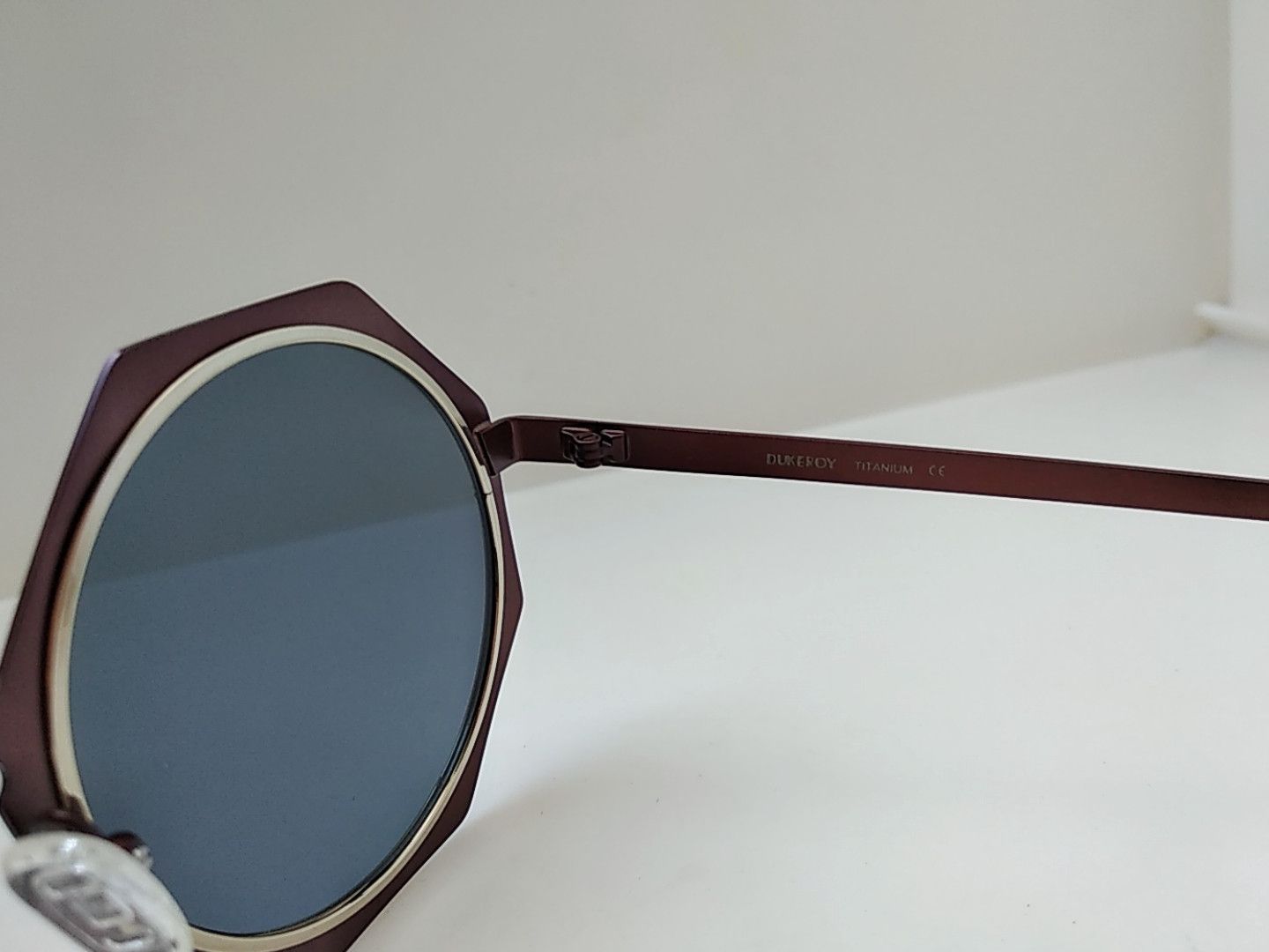 Other Dukeroy Round Titanium Sunglasses Frame GATSBY ARISTOCRAT Size ONE SIZE - 5 Thumbnail