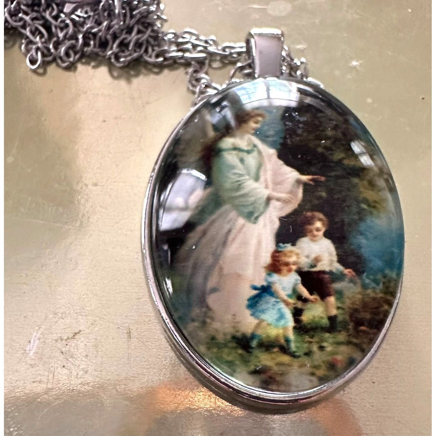 Handmade Guardian Angel Protect Children Necklace New Heaven Faith Lo Size ONE SIZE - 8 Thumbnail