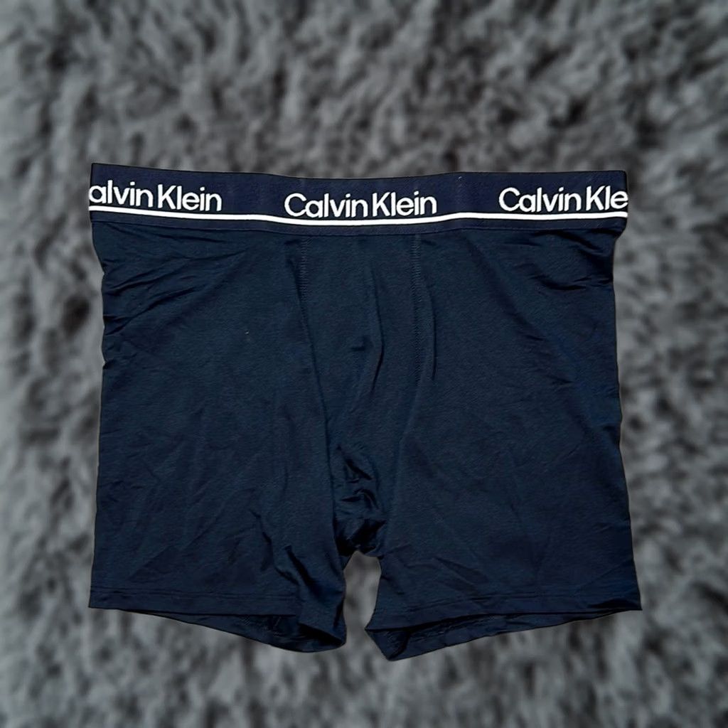 Calvin Klein Calvin Klein Boxer Brief Microfiber - Medium Men Underwear Regular M Blue Size 40R - 1 Thumbnail