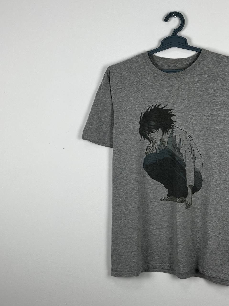 Anime × Japanese Brand × Vintage Vintage Death Note L Grey t-shirt Size US L / EU 52-54 / 3 - 2 Thumbnail