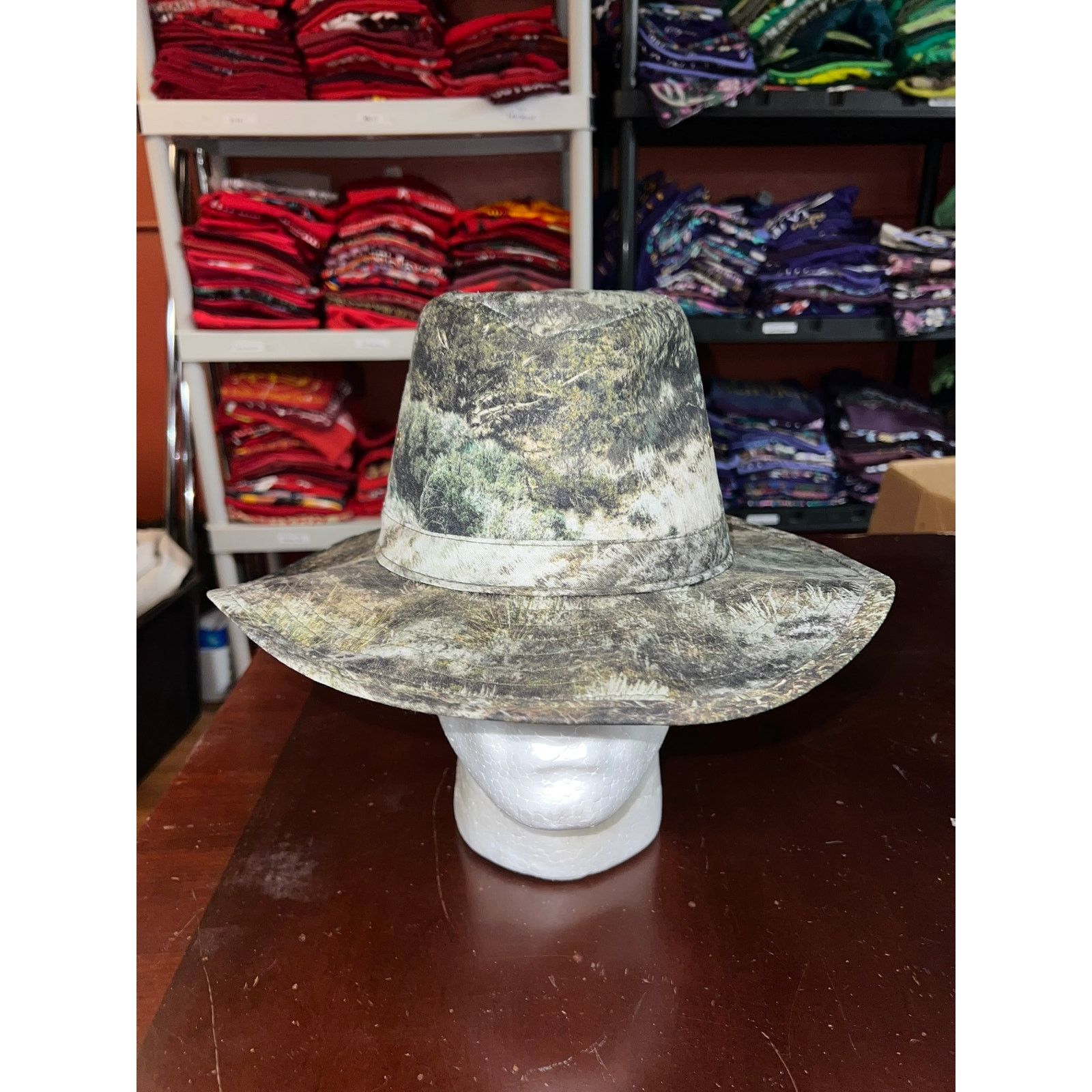 Vintage Paramount Outdoors Camo Hat Safari Style Green Cap Gear Hunt Size ONE SIZE - 1 Thumbnail
