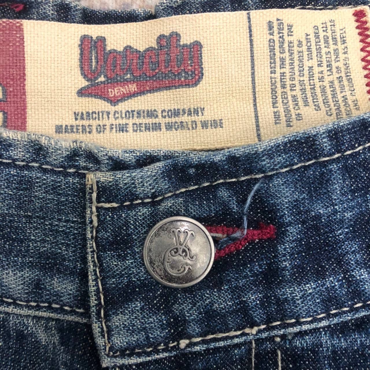 Other P865. VARCITY BAGY JEANS Size US 39 - 7 Thumbnail