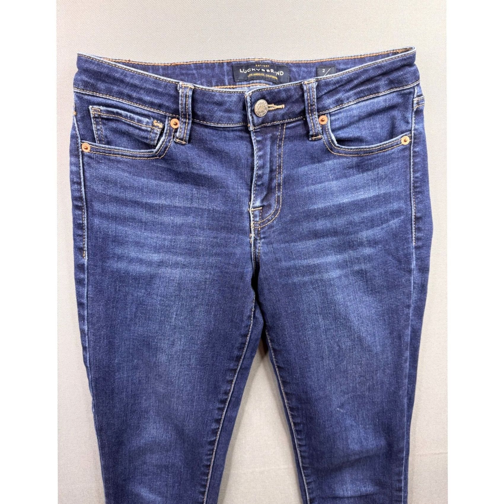 Lucky Brand Lucky Brand Lolita Super Skinny Jeans Women's 26 Dark Wash Blue Denim Pants Size 26" / US 2 / IT 38 - 5 Thumbnail