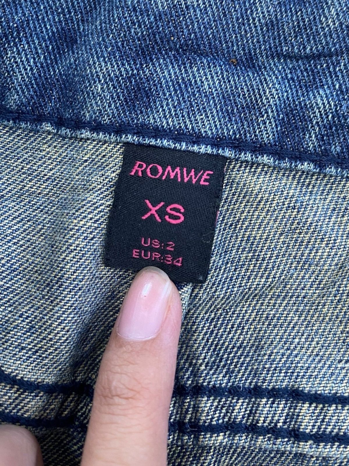 Other Japanese Brand Romwe Ripped Star Wide Leg Style Size US 27 - 4 Thumbnail