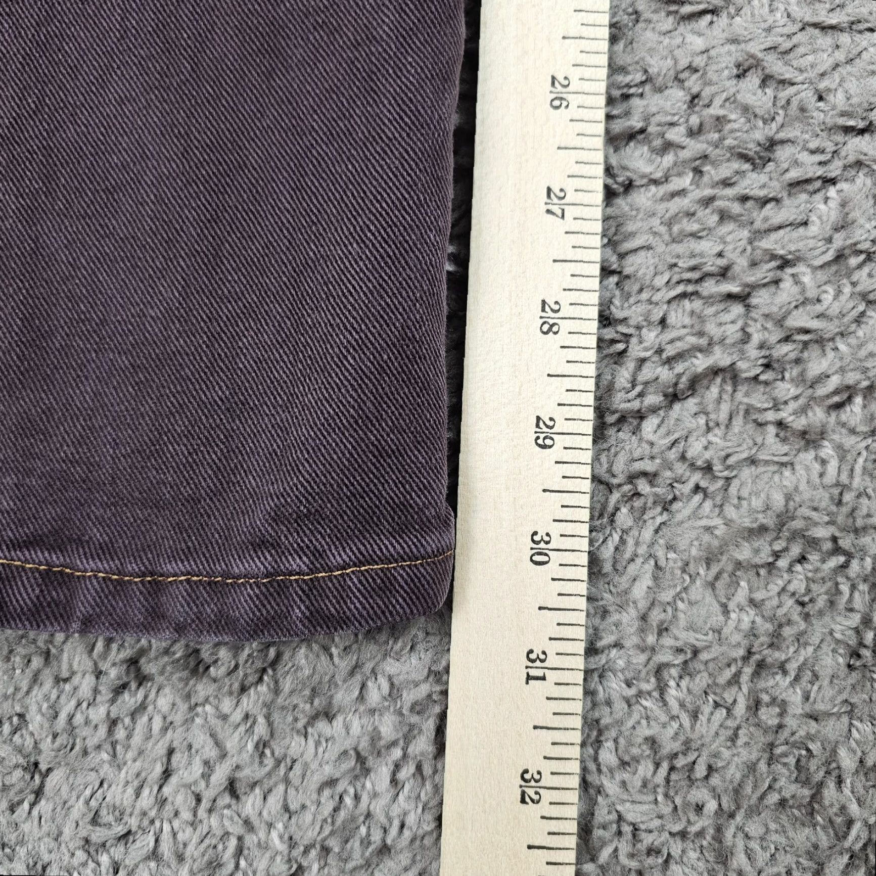 Gap VINTAGE Gap Jeans Womens Tapered Fit High Waist Cotton 4 Purple USA Made 31in Inseam Size 24" / US 00 / IT 34 - 6 Thumbnail