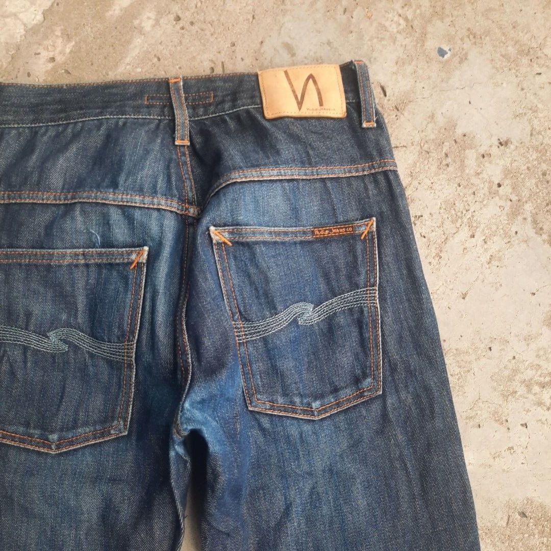 Designer × Nudie Jeans Nudie Selvedge Thin Finn Denim Size US 30 / EU 46 - 4 Thumbnail