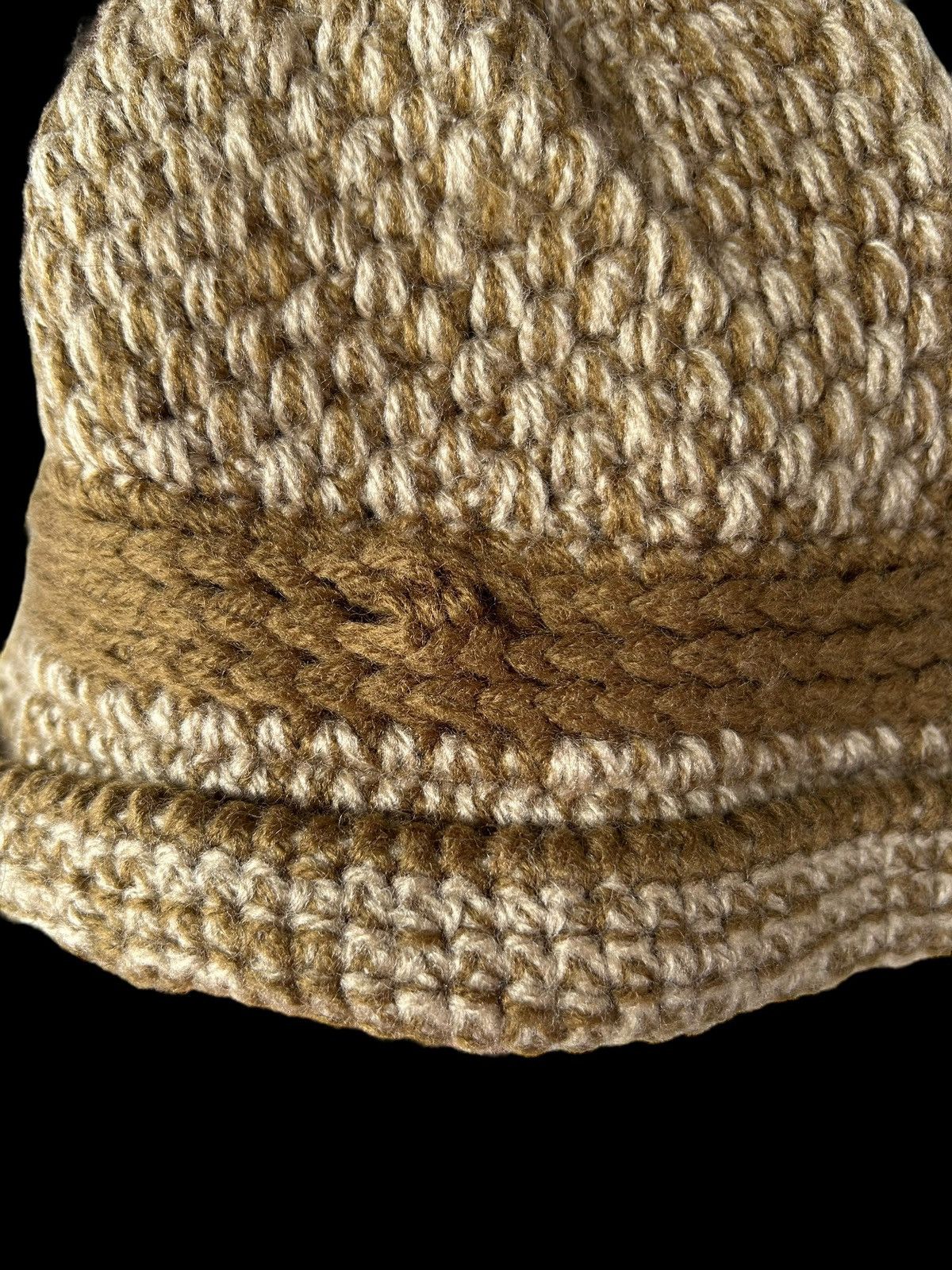 Japanese Brand × Kapital × Vintage Crochet Knitted handmade Bucket Hats Rare ☠️☠️ Size ONE SIZE - 4 Thumbnail