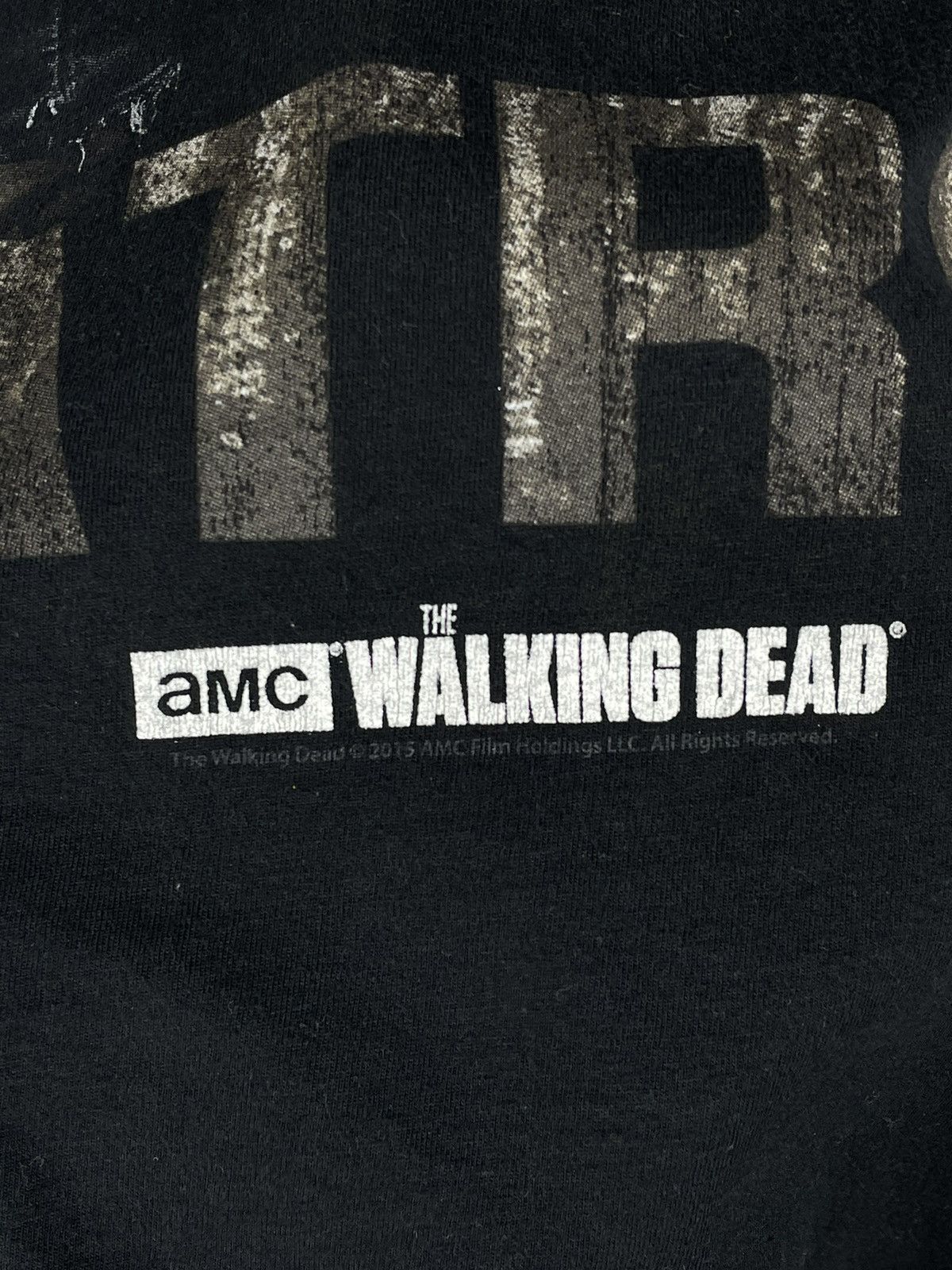 Band Tees × Vintage The Waking Dead 2015 T Shirt Tee Walker Patrol Movie Series Size US M / EU 48-50 / 2 - 5 Thumbnail