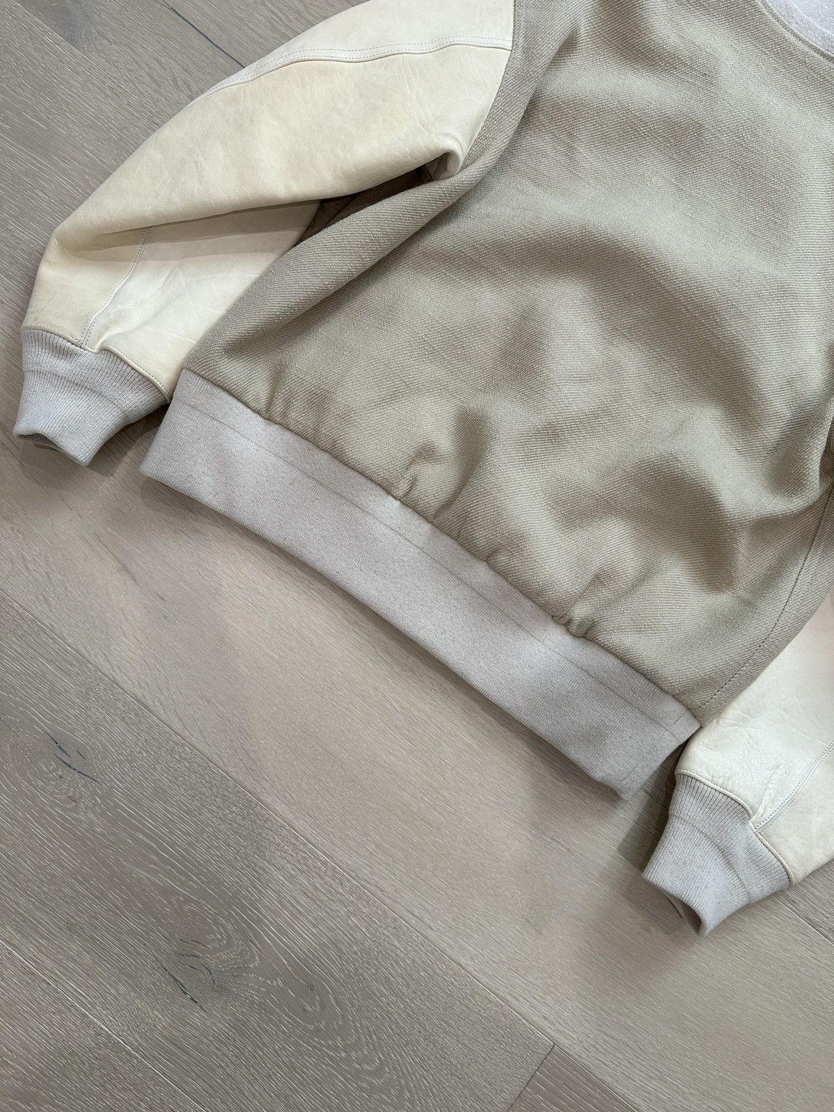 Visvim VISVIM Varsity SB Jkt Beige Wool 2020 F/W size 2 Size US M / EU 48-50 / 2 - 13 Thumbnail