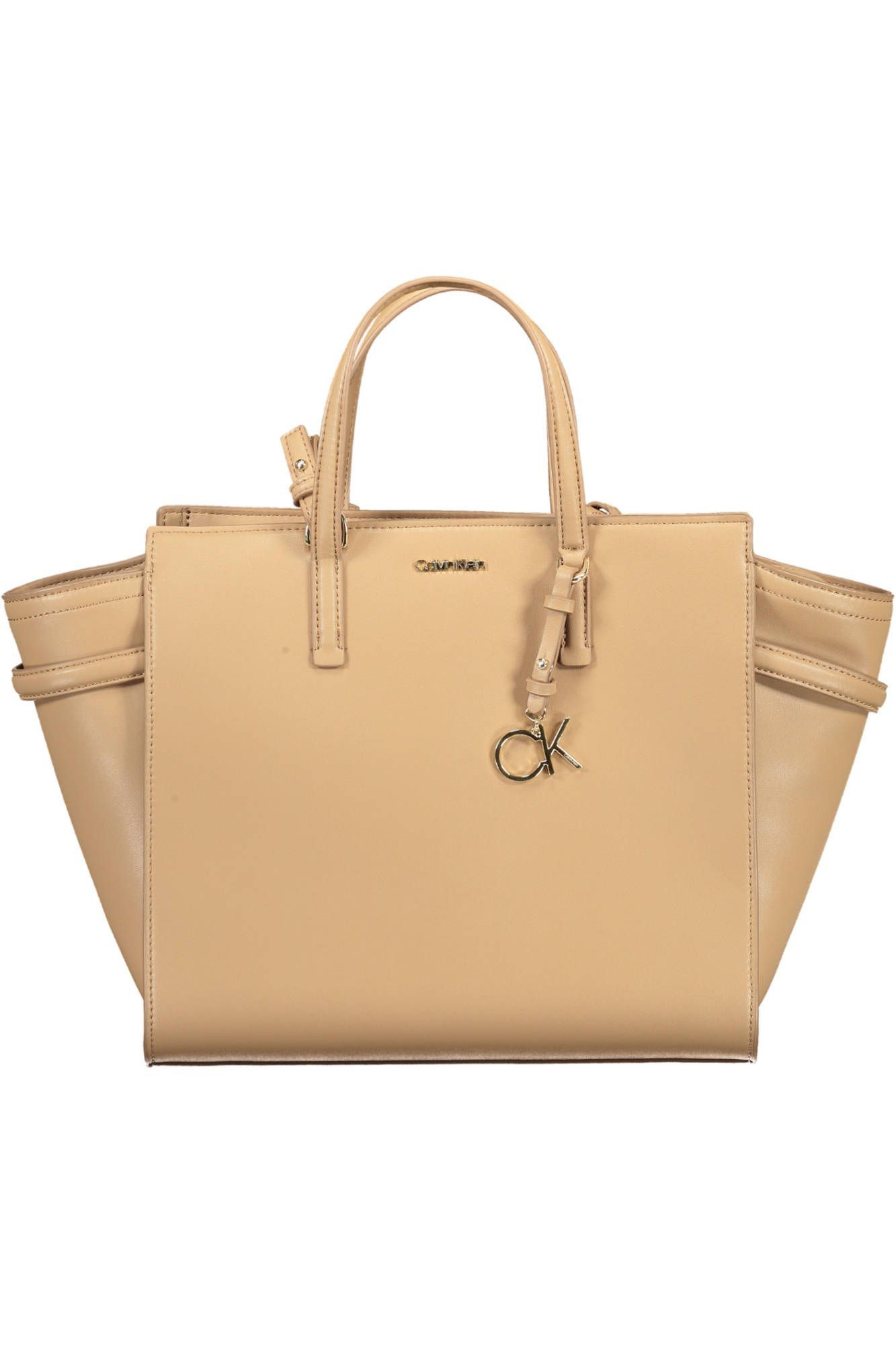 Calvin Klein Beige Polyester Women Women's Handbag Size ONE SIZE - 1 Thumbnail
