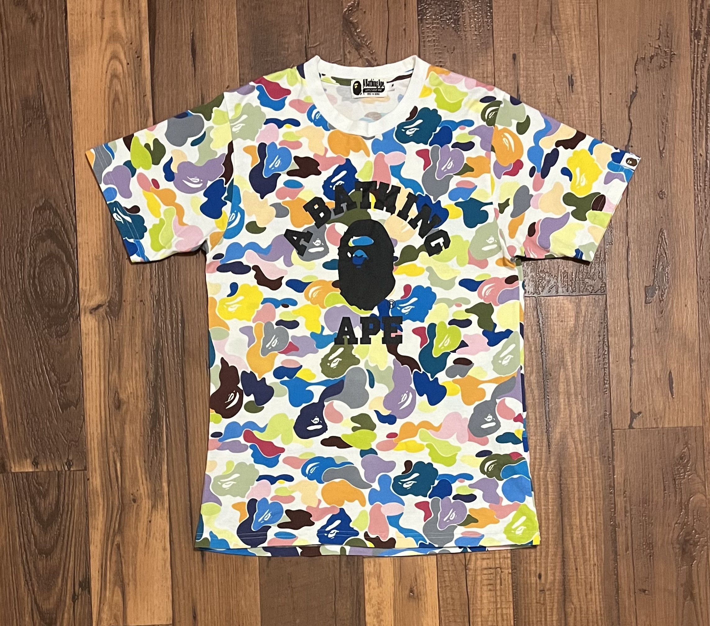 Bape Bape camo tee shirt Size US M / EU 48-50 / 2 - 1 Thumbnail