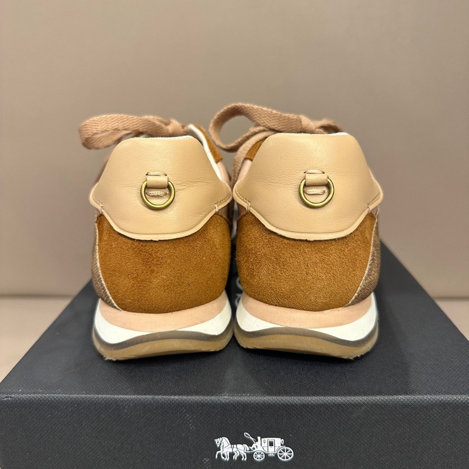 Coach Coach C118 Leather Patchwork Runner Sneakers Size US 6.5 / IT 36.5 - 4 Thumbnail