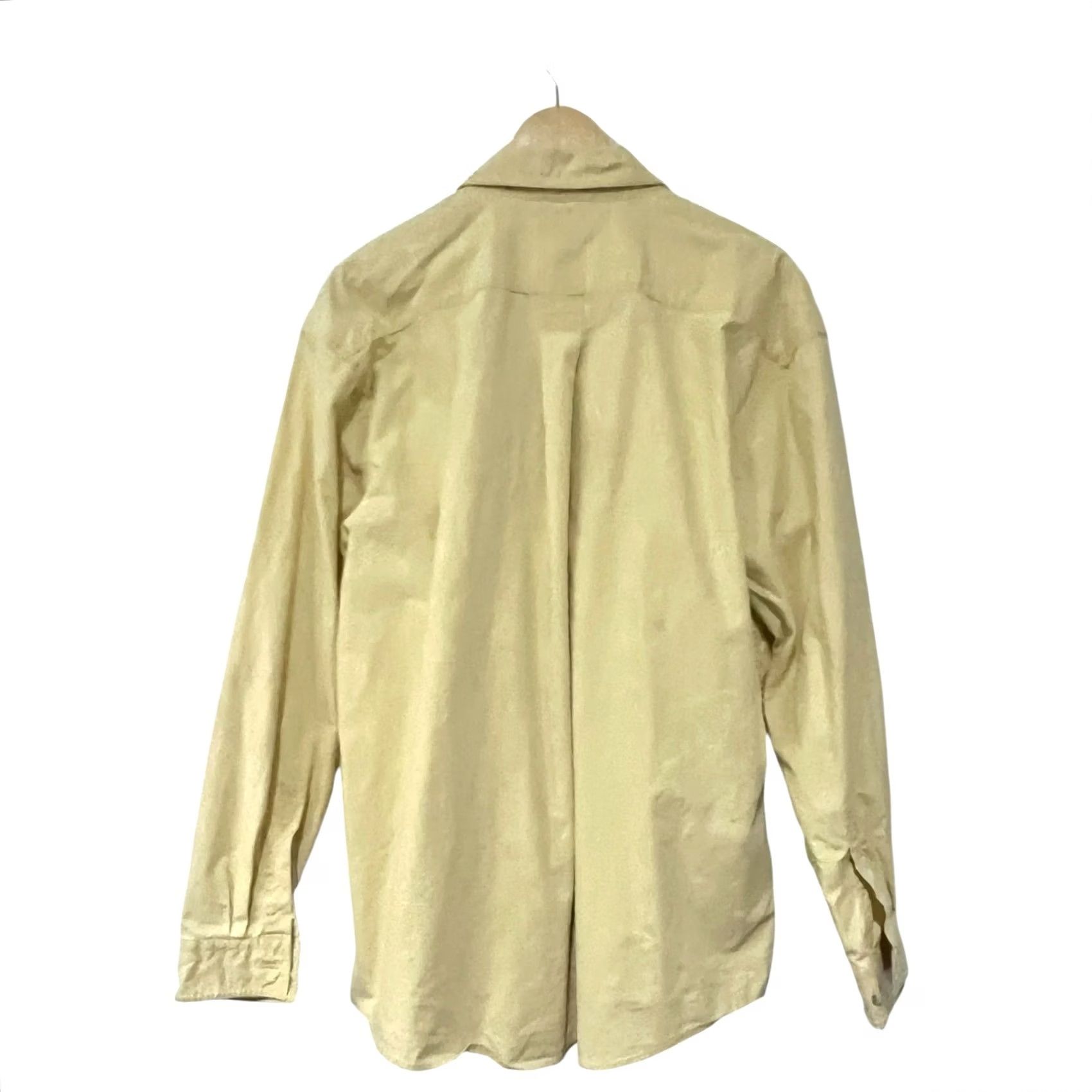 Vintage VINTAGE L.L. Bean Shirt Button-Up Men's Large Cotton Heavyweight Yellow Casual Twill Button-Up Long Sleeve Regular Mens Size US L / EU 52-54 / 3 - 2 Thumbnail