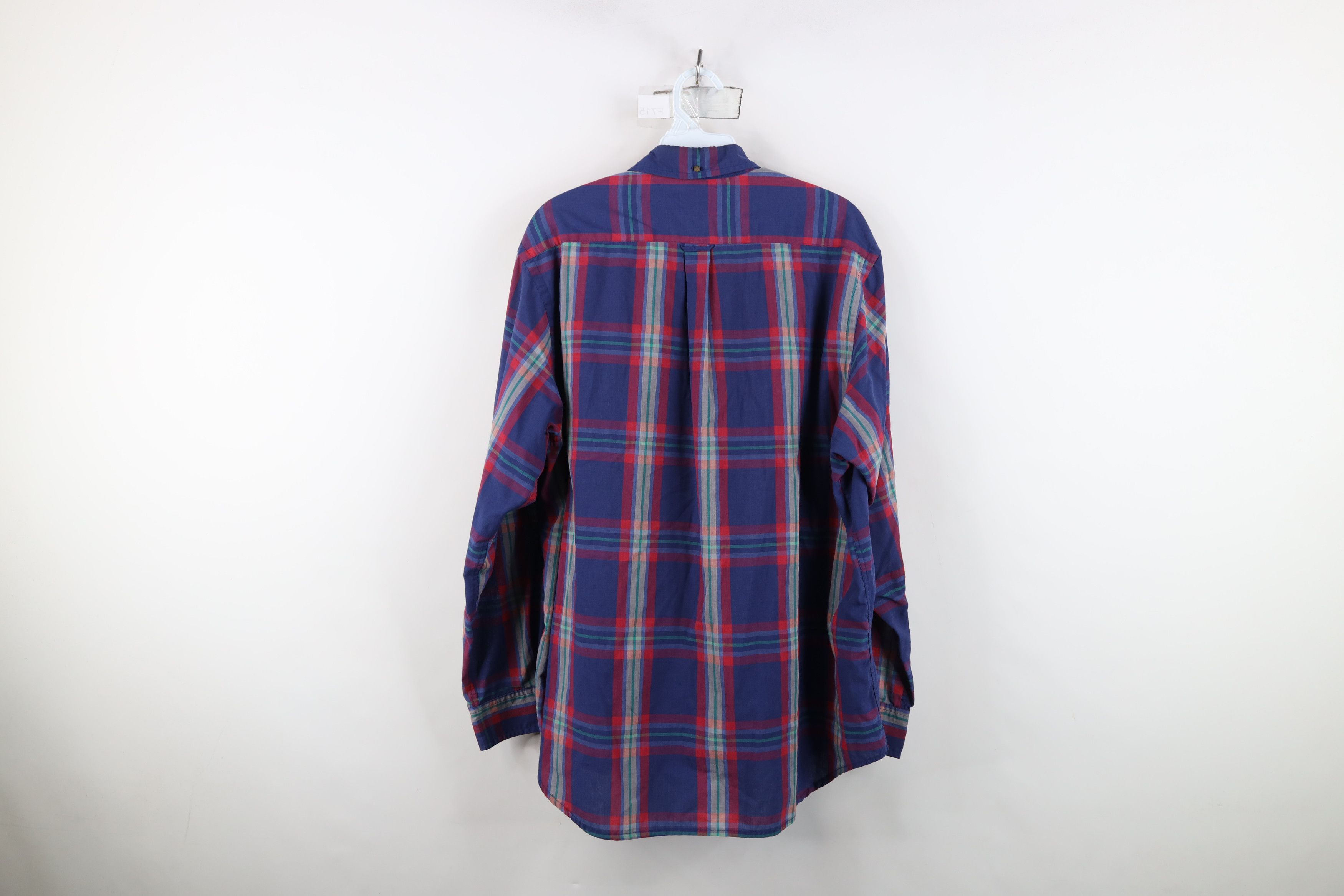 Vintage Vintage 90s Streetwear Plaid Collared Button Down Shirt Size US L / EU 52-54 / 3 - 12 Thumbnail