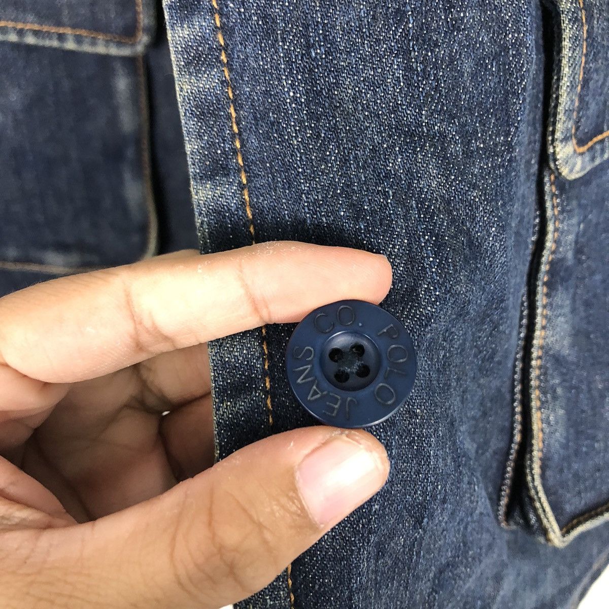 Japanese Brand × Ralph Lauren 📌Vintage Cropped Denim Biker Jacket Ralph Lauren Jeans Size L / US 10 / IT 46 - 17 Thumbnail