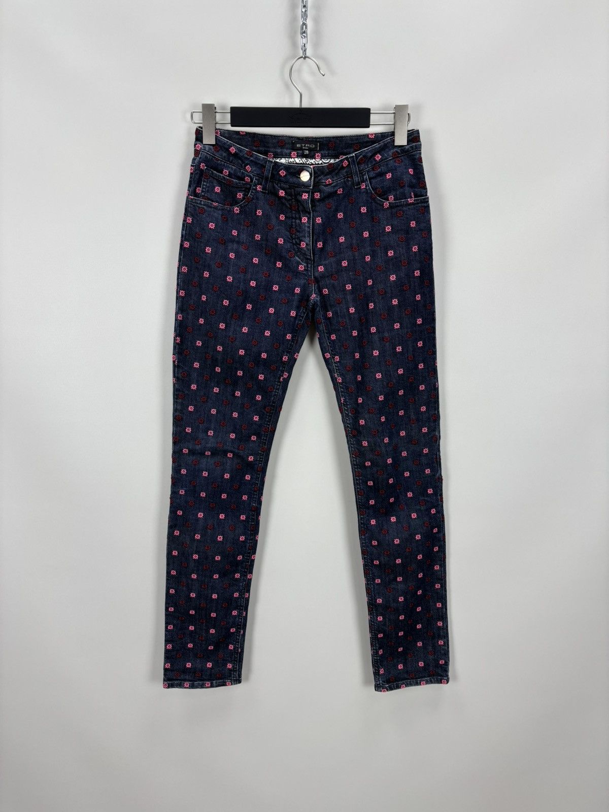 Etro Womens jeans ETRO Milano Size 28 Color Blue Size 24" / US 00 / IT 34 - 1 Thumbnail