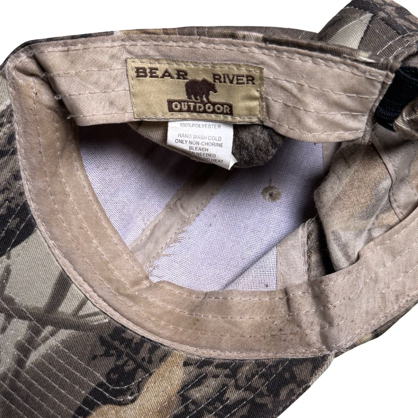 Other Vintage Bear River Hunting Camo Adjustable Strap Back Hat Size ONE SIZE - 5 Thumbnail