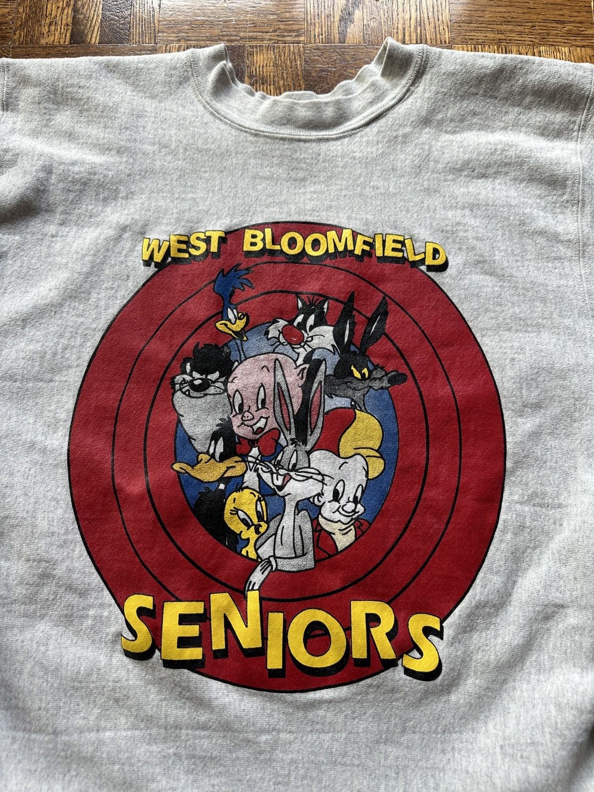 Vintage Vintage 90s Warner Brothers Graphic Crewneck Sweatshirt Size US XL / EU 56 / 4 - 3 Thumbnail