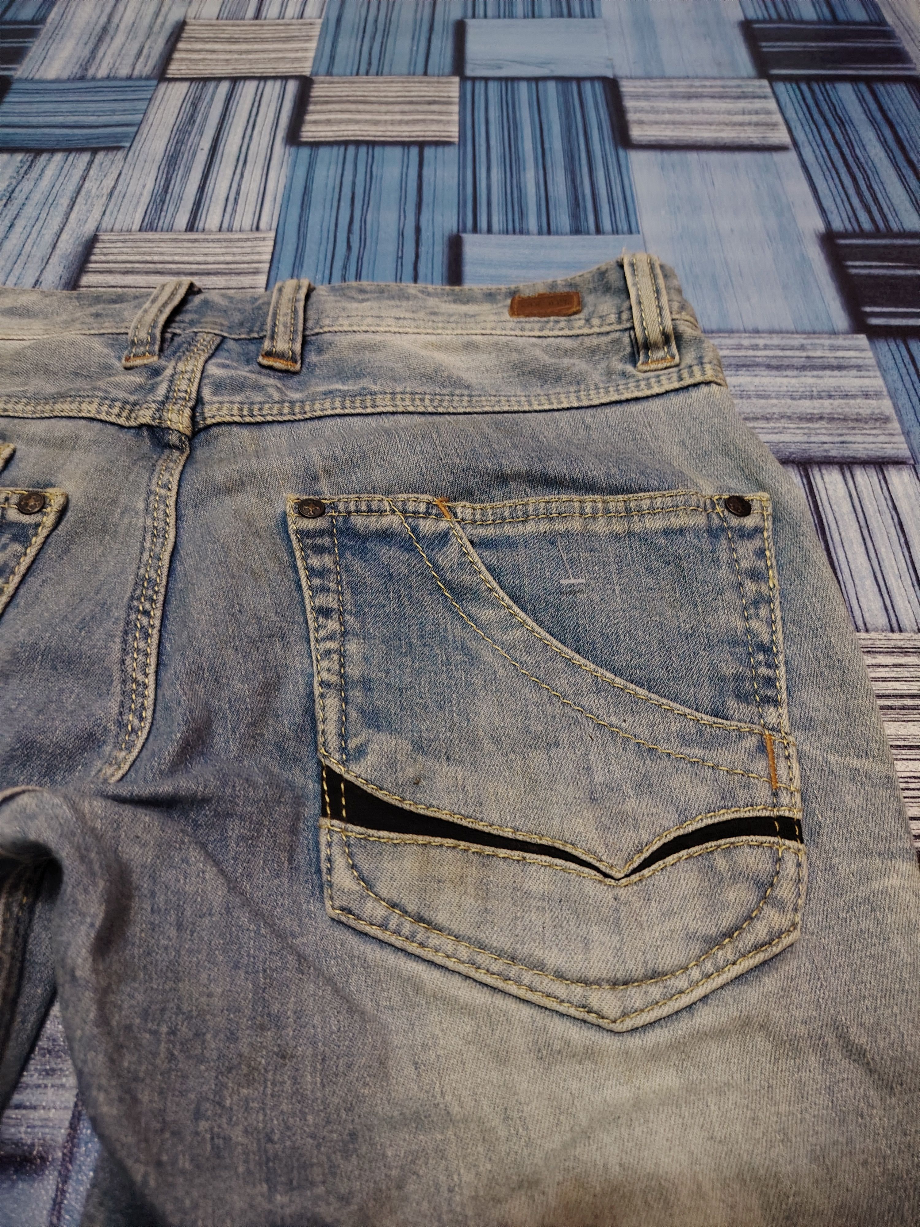 If Six Was Nine Japanese Nicole Club for men Distressed denim Flared Jeans Size US 30 / EU 46 - 24 Thumbnail