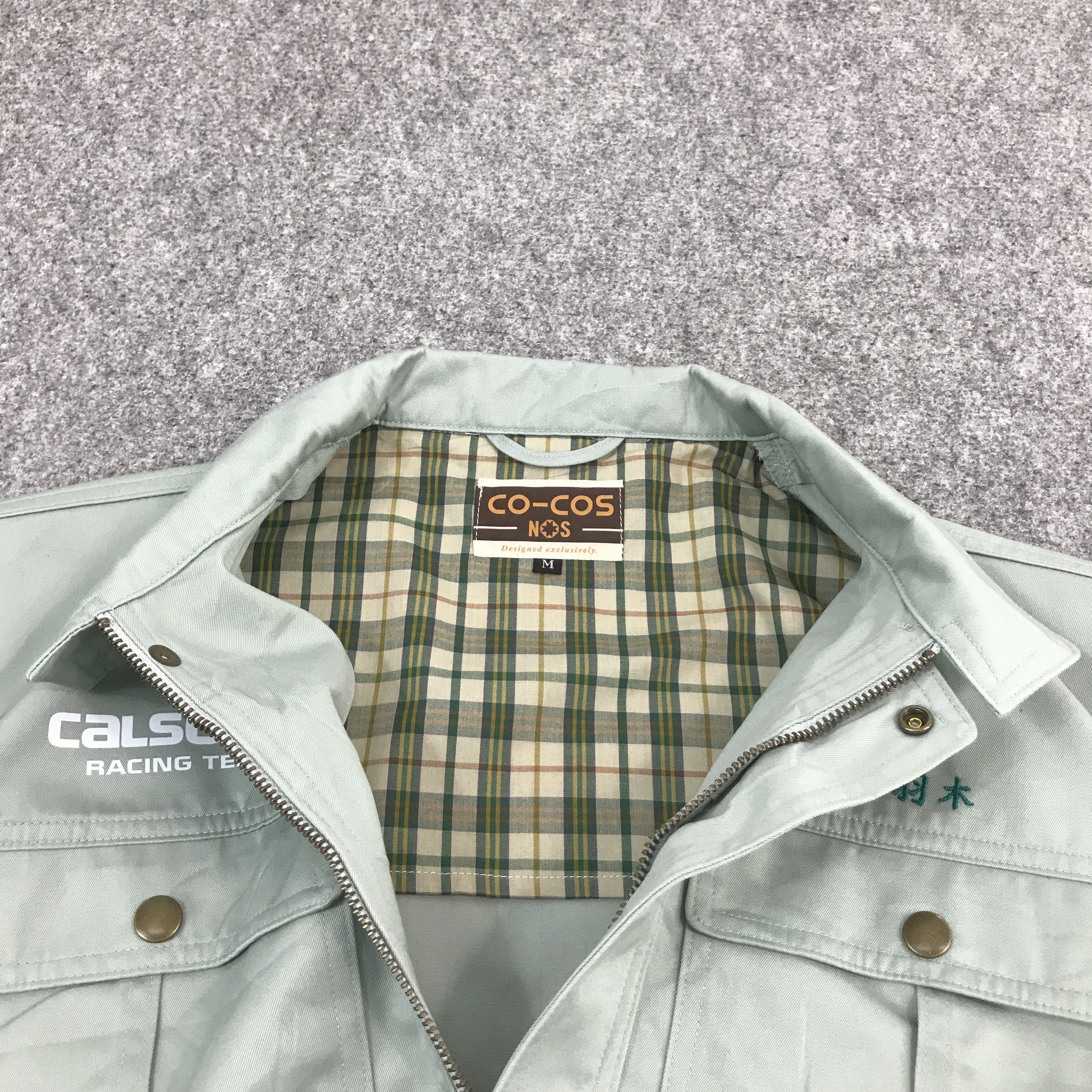 Japanese Brand × Sports Specialties CALSONIC RACING TEAM F1 NISSAN CUSTOM JACKET Size US M / EU 48-50 / 2 - 7 Thumbnail