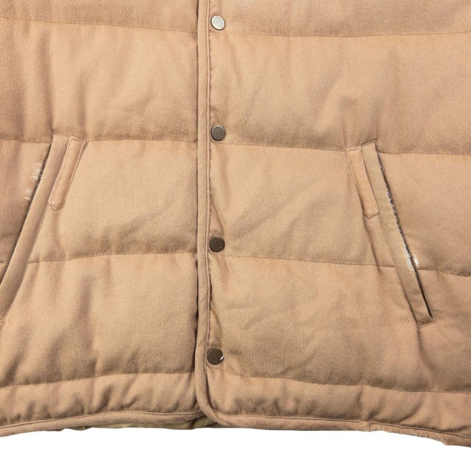 Moncler Vintage 90s Moncler Button Up Cashmere Puffer Jacket Size M Size US M / EU 48-50 / 2 - 7 Thumbnail