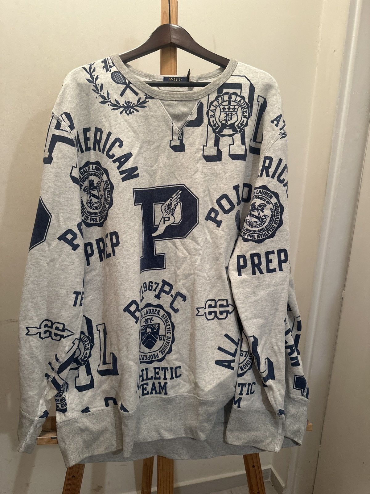 Polo Ralph Lauren Fleece Graphic Sweatshirt /Polo Ralph Lauren/ Size US XXL / EU 58 / 5 - 1 Thumbnail