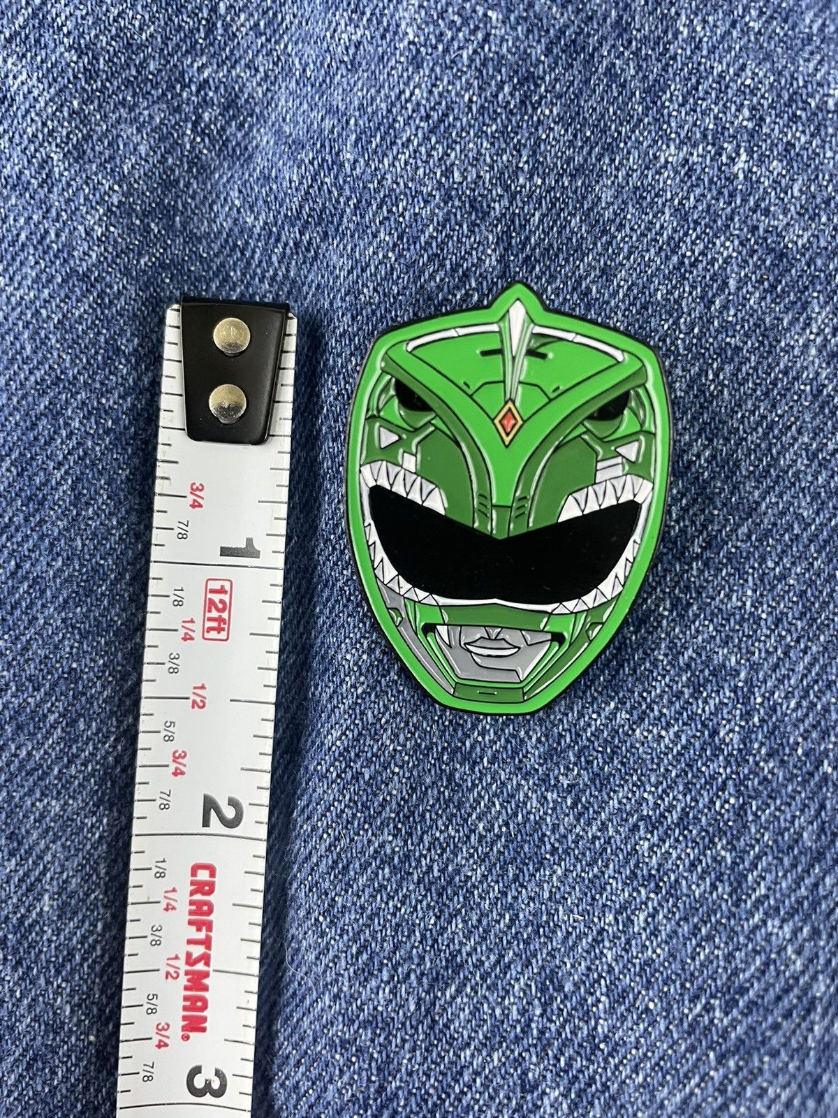 Other Green Power Ranger Enamel Pin Size ONE SIZE - 3 Thumbnail