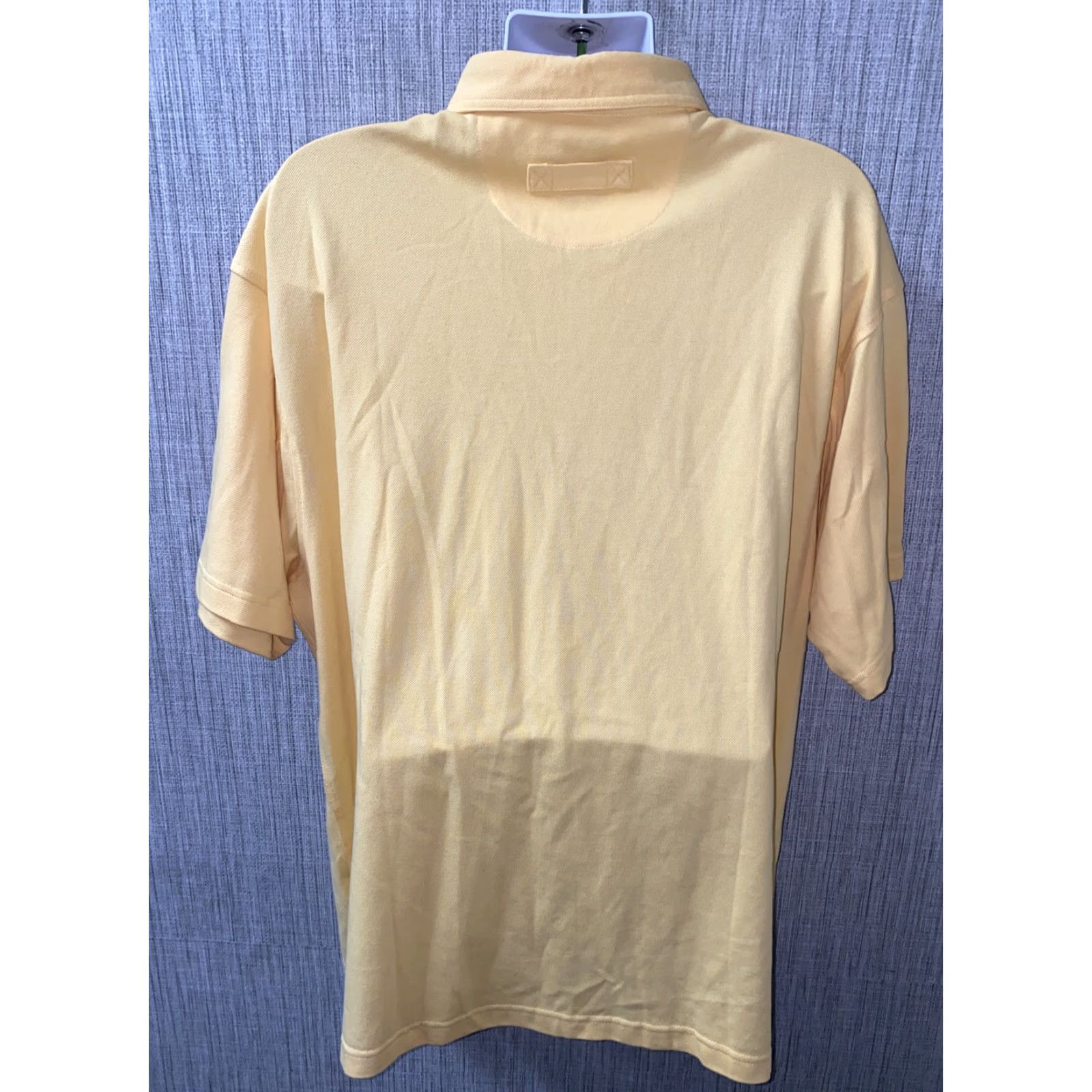 Duluth Trading Company Duluth Trading Co Shirt Mens 2XL Yellow Short Sleeve Button-Front Collared Cotton Shirt Regular Fit Size US XXL / EU 58 / 5 - 4 Thumbnail