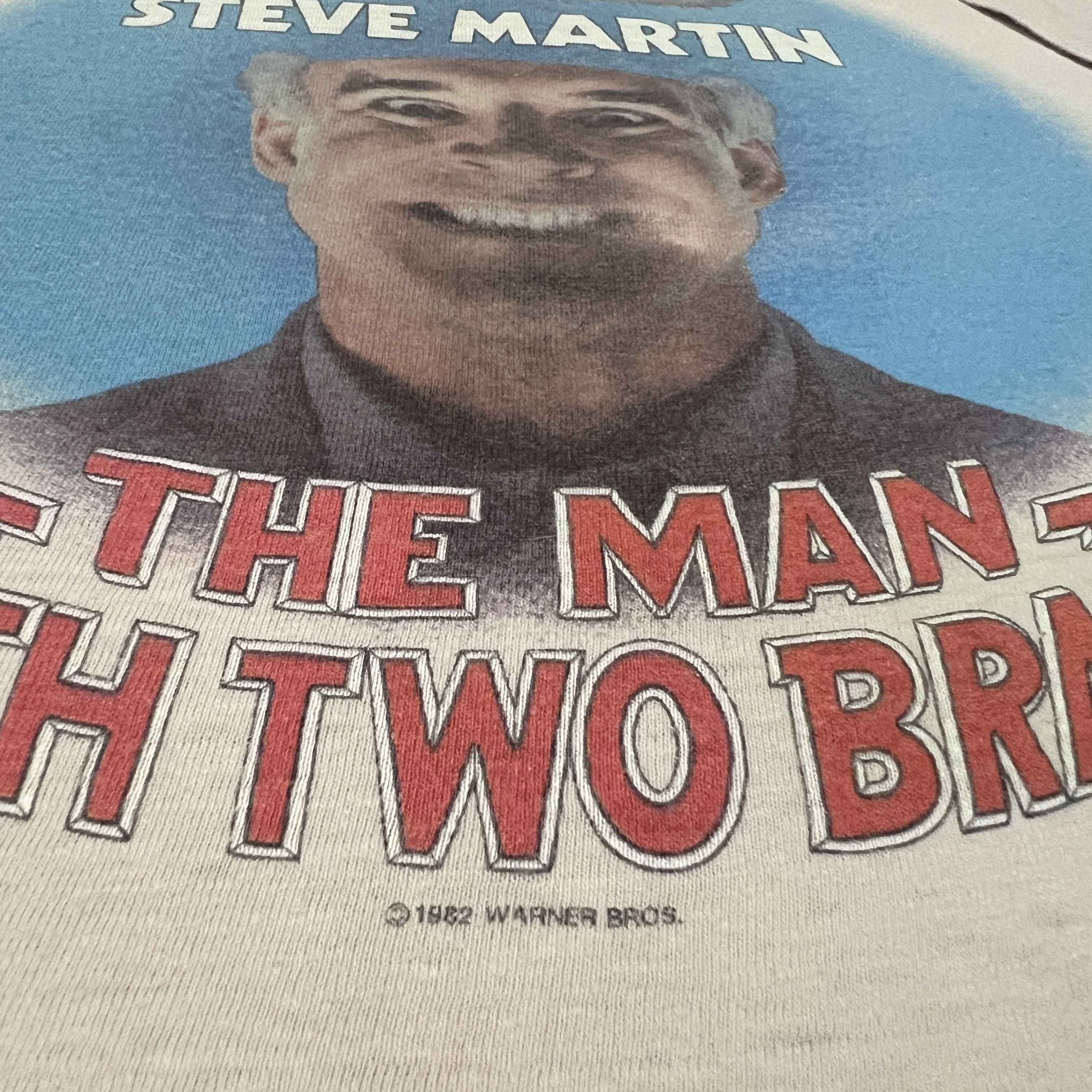 Expert Horror Vtg 80s Steve Martin The Man with Two Brains comedy Movie Size US XL / EU 56 / 4 - 5 Thumbnail