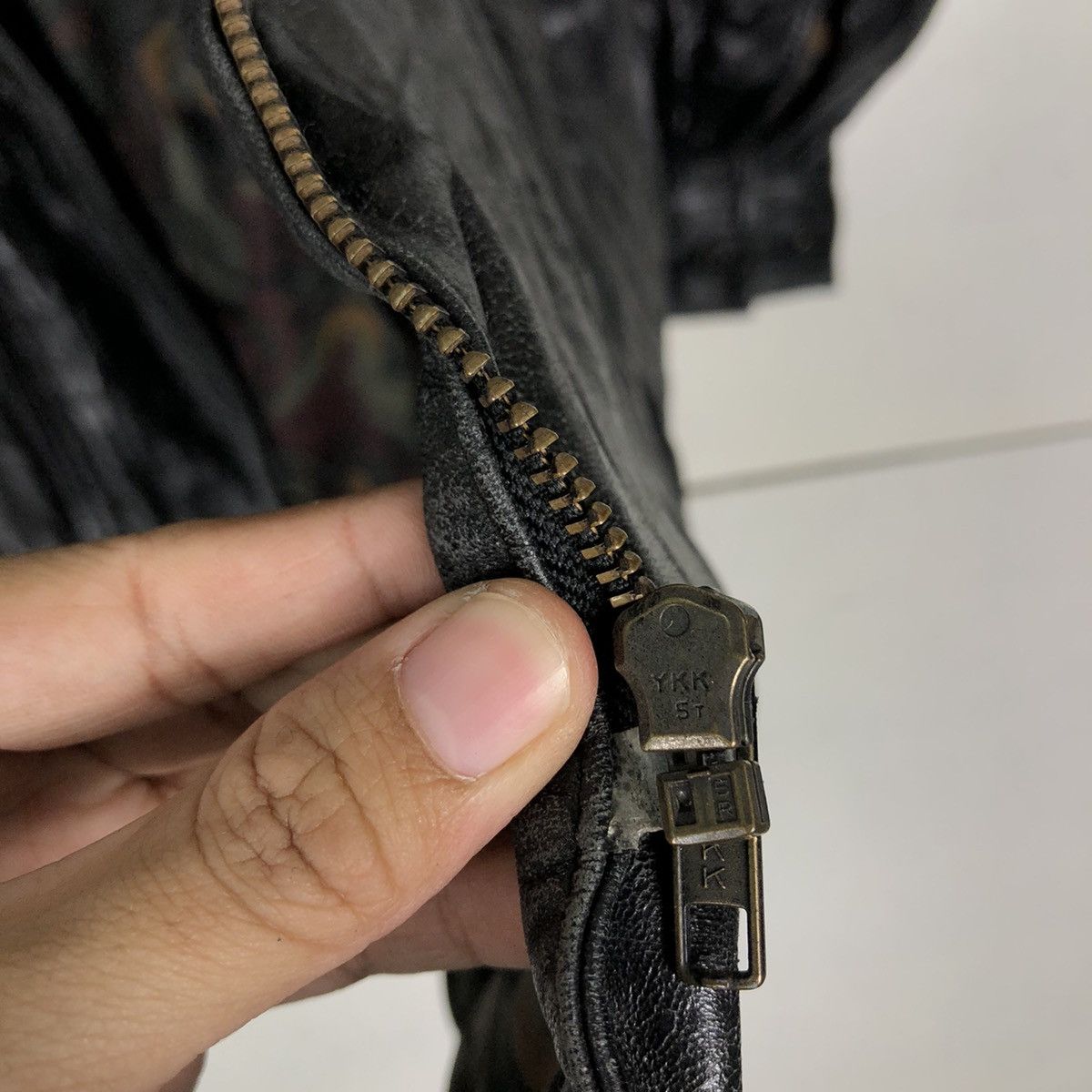 Japanese Brand 🔥Vtg Sheepskin Leather Jacket Nabornon Inspire Undercover Size US M / EU 48-50 / 2 - 15 Thumbnail