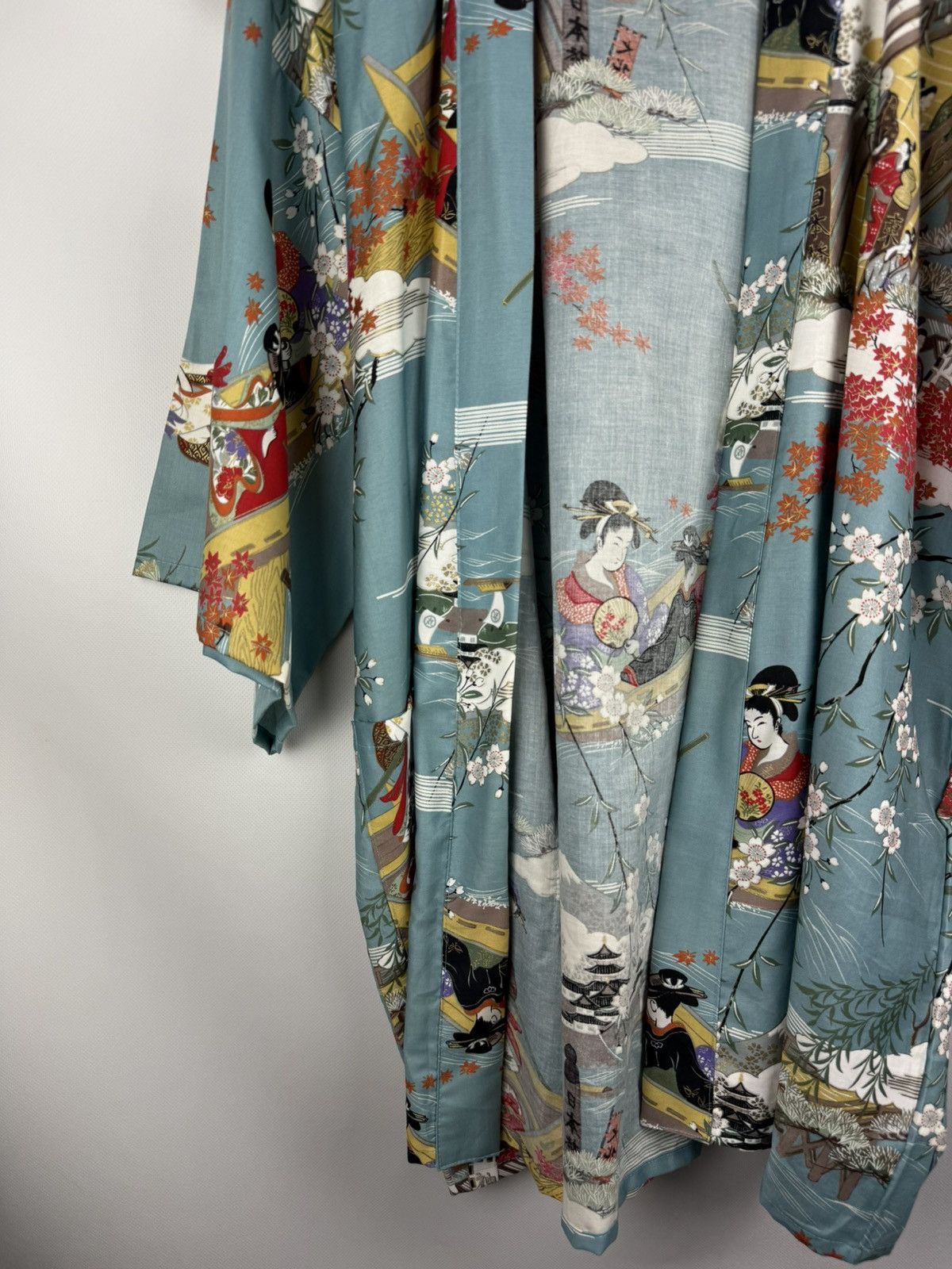 Other Japanese Overprinted Kimono Haori One Size Unisex Size US L / EU 52-54 / 3 - 7 Thumbnail