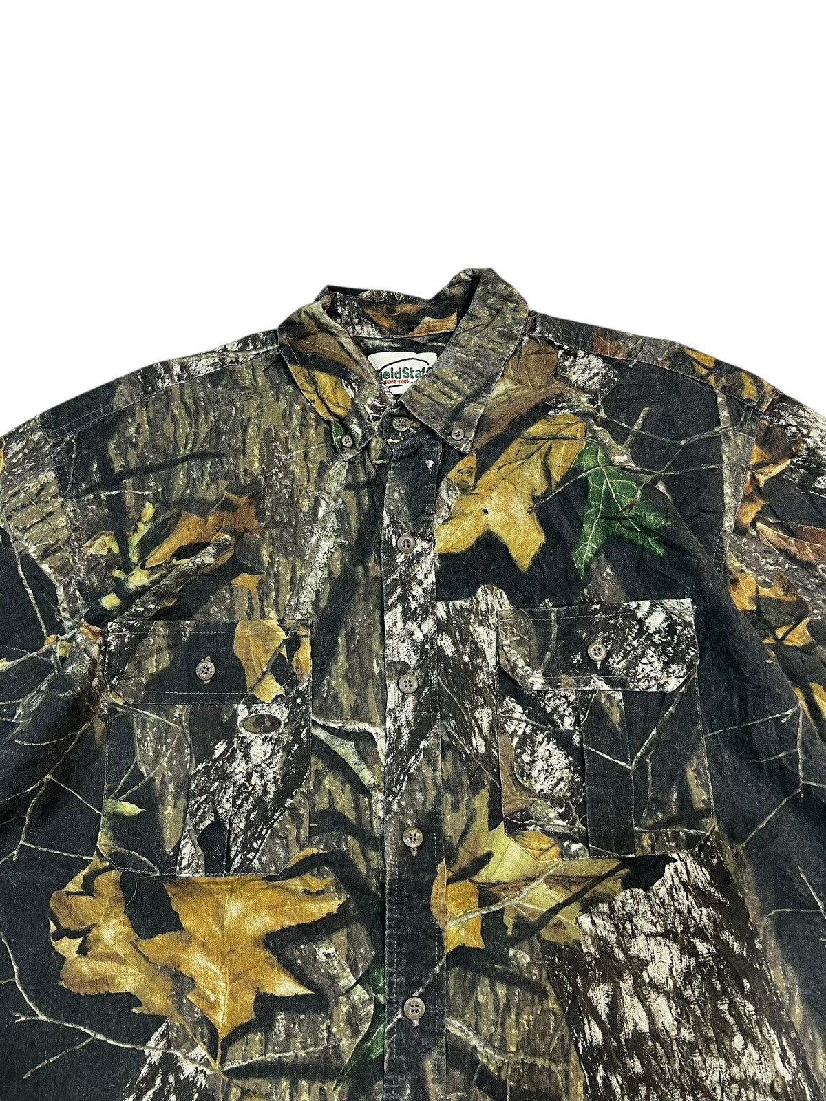 Realtree Vintage Mossy Oak Camo Button Shirt Size US L / EU 52-54 / 3 - 4 Thumbnail