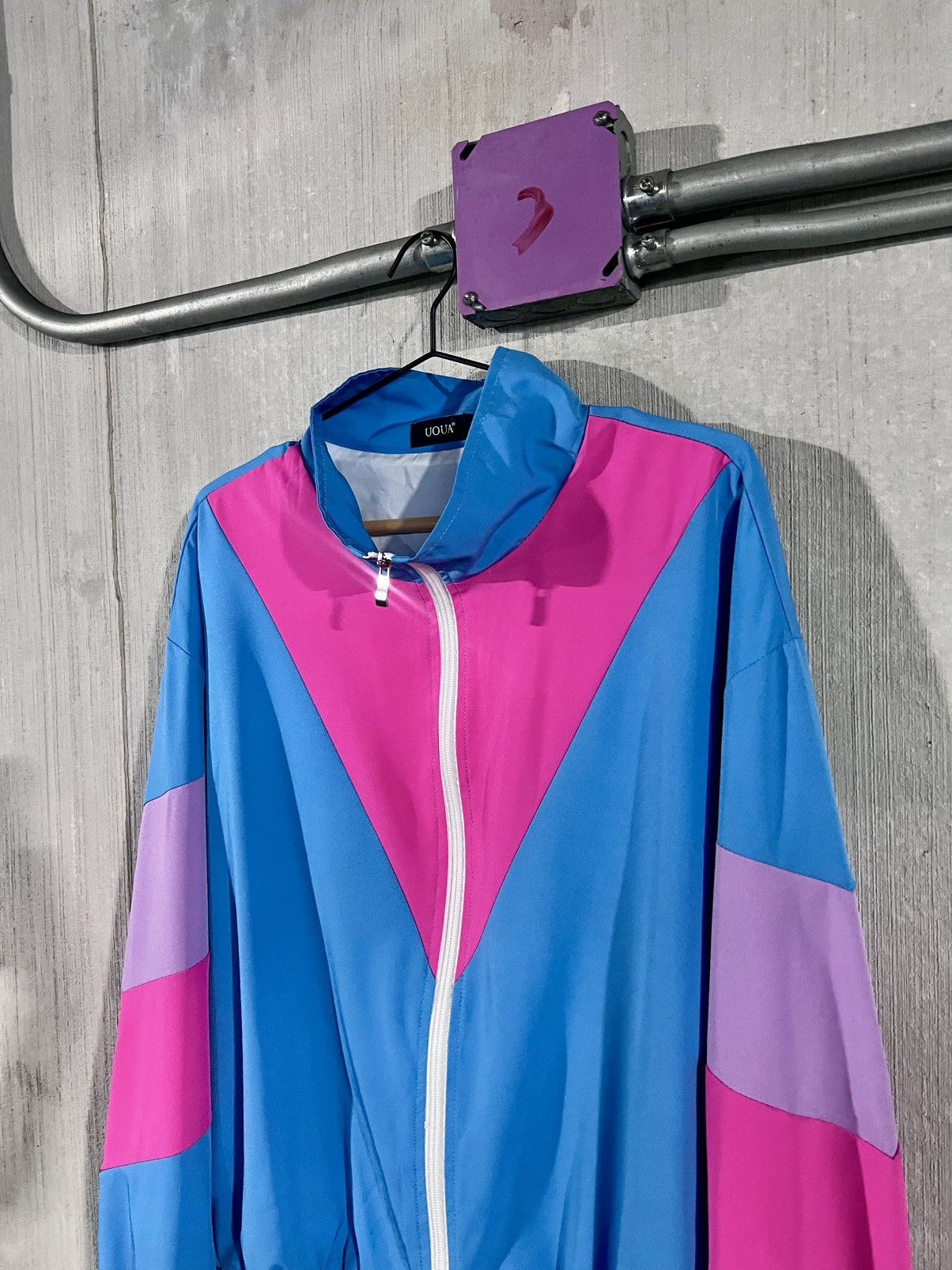 Other UQUA XL Windbreaker 💙💗💜 Size XL / US 12-14 / IT 48-50 - 2 Thumbnail